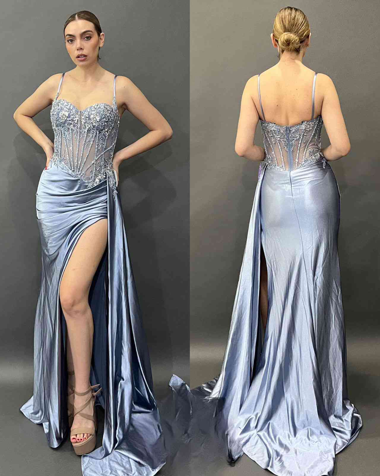 Vestido largo de gala