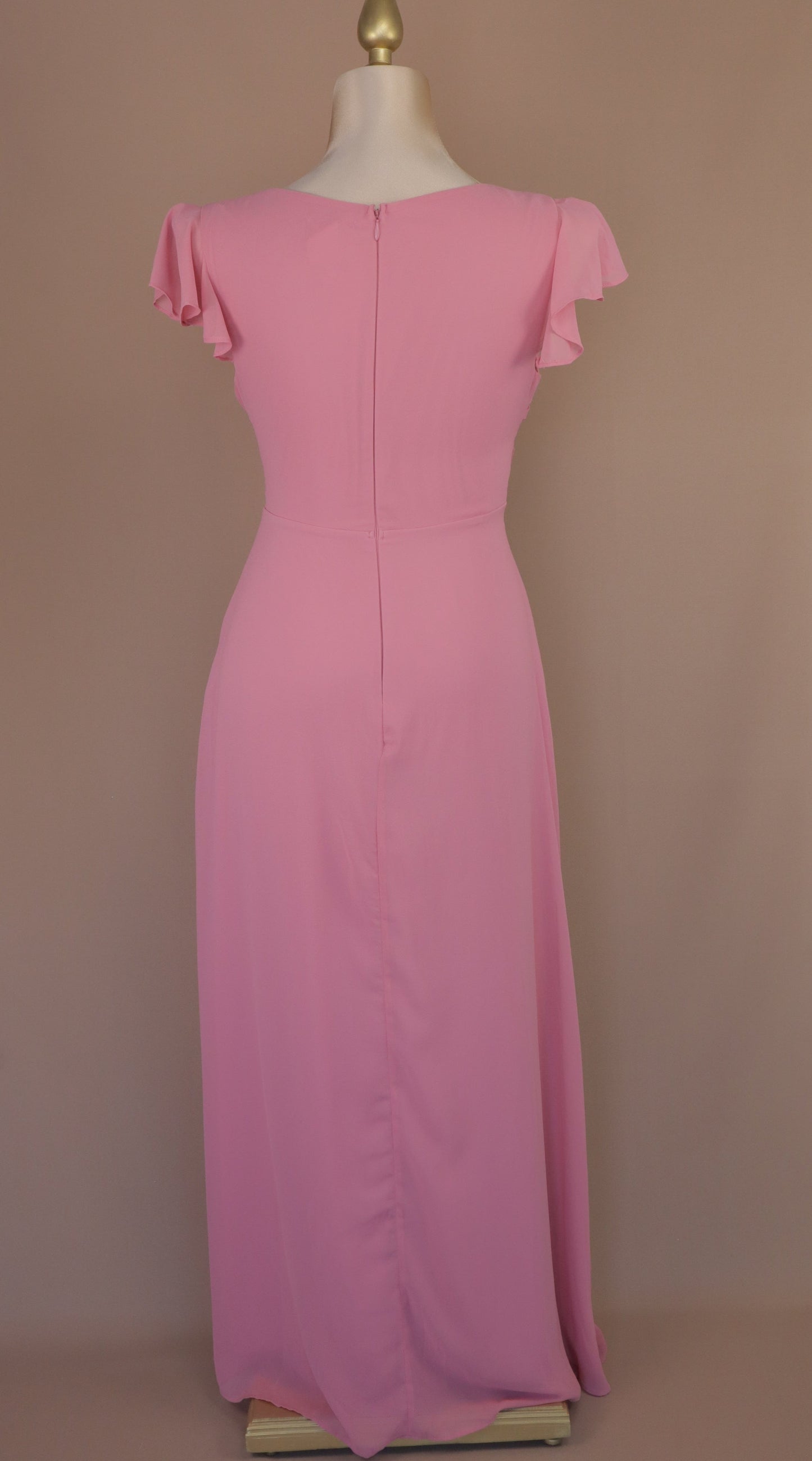 Vestido talla extra con manga corta