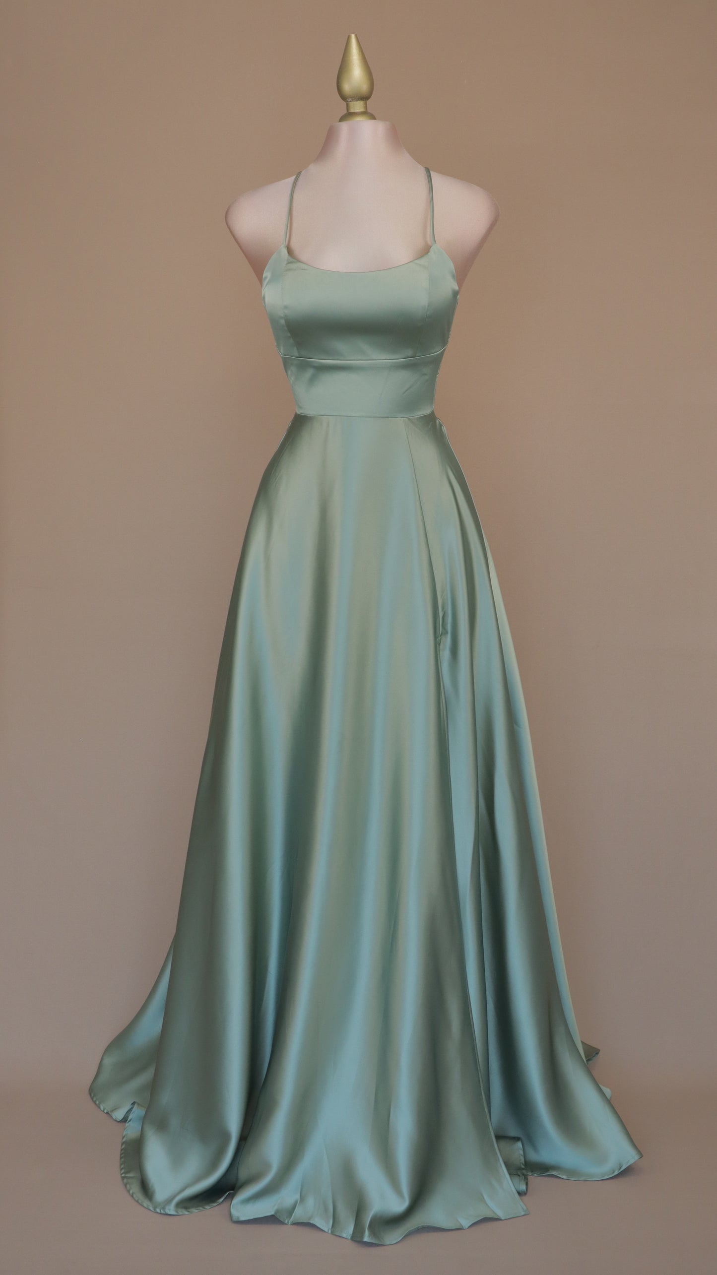 Vestido largo satin cool