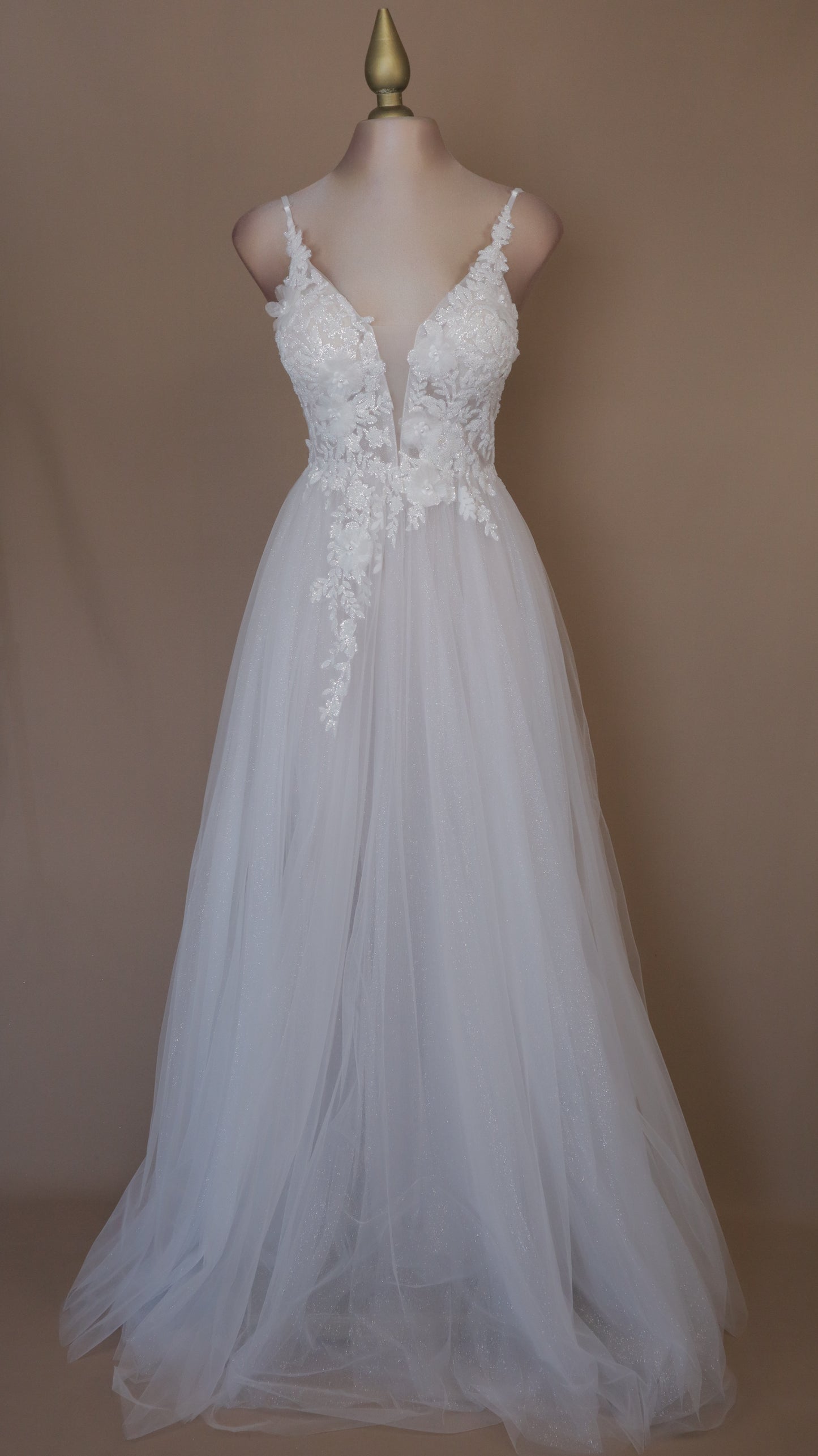 Vestido de novia corte princesa