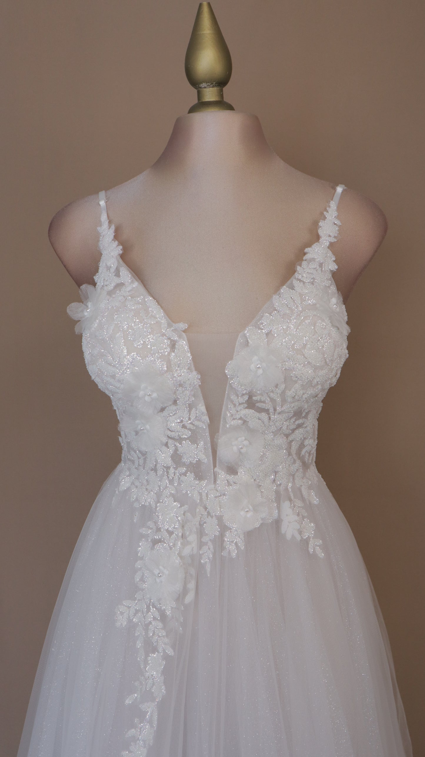 Vestido de novia corte princesa