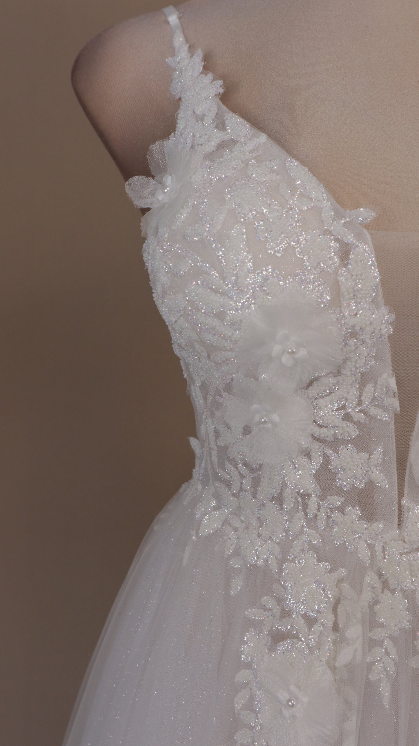 Vestido de novia corte princesa