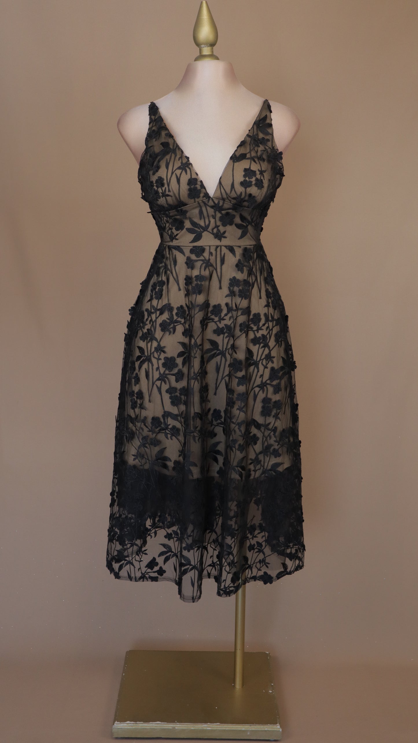 Vestido midi linea A