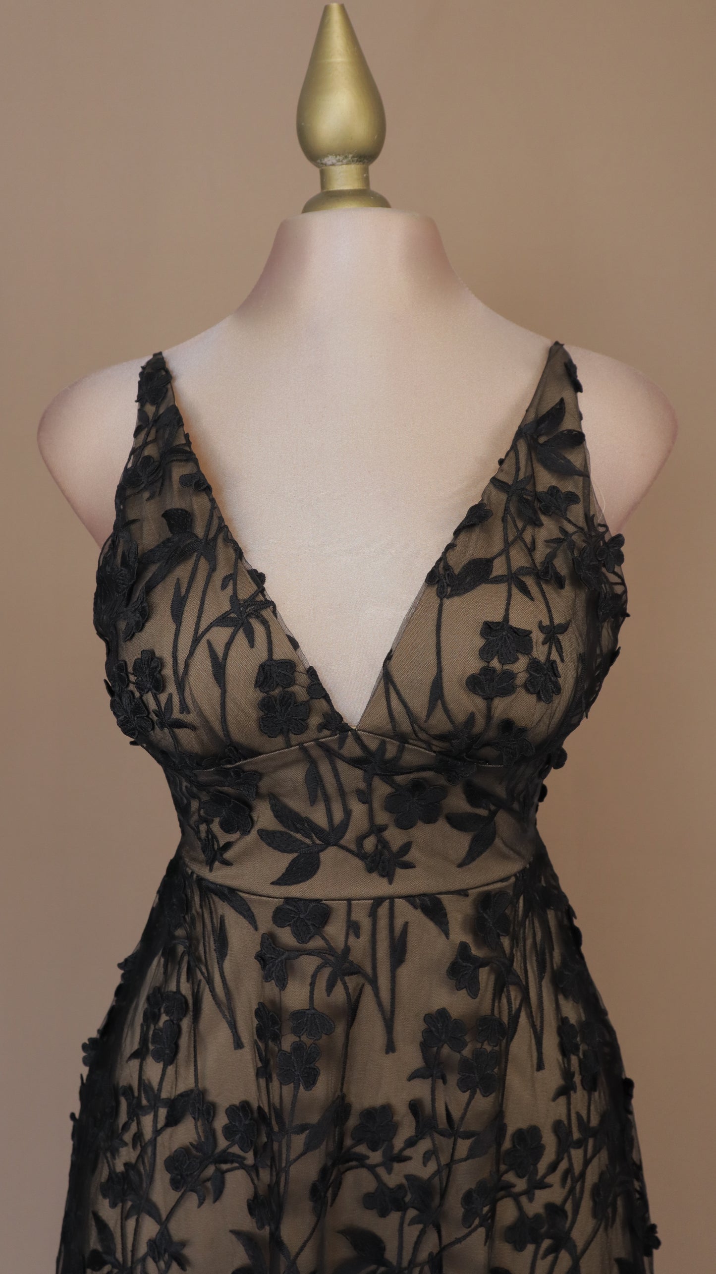 Vestido midi linea A