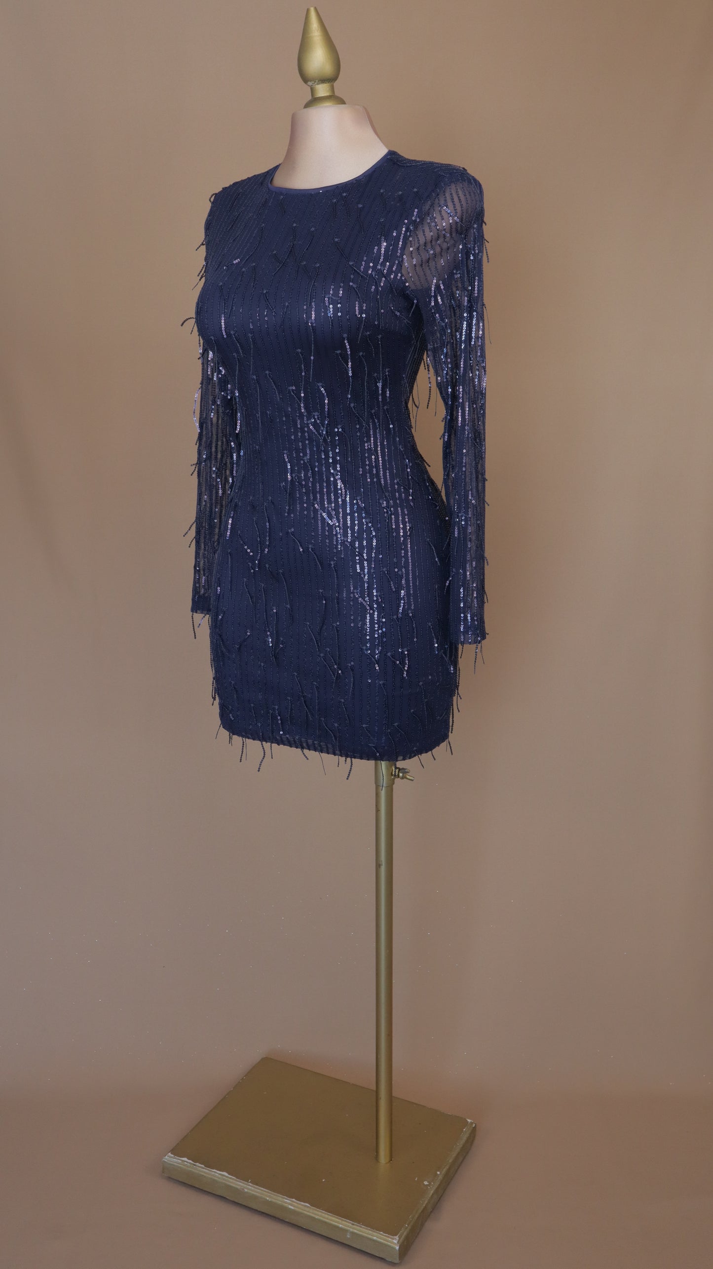 Vestido corto lentejuela