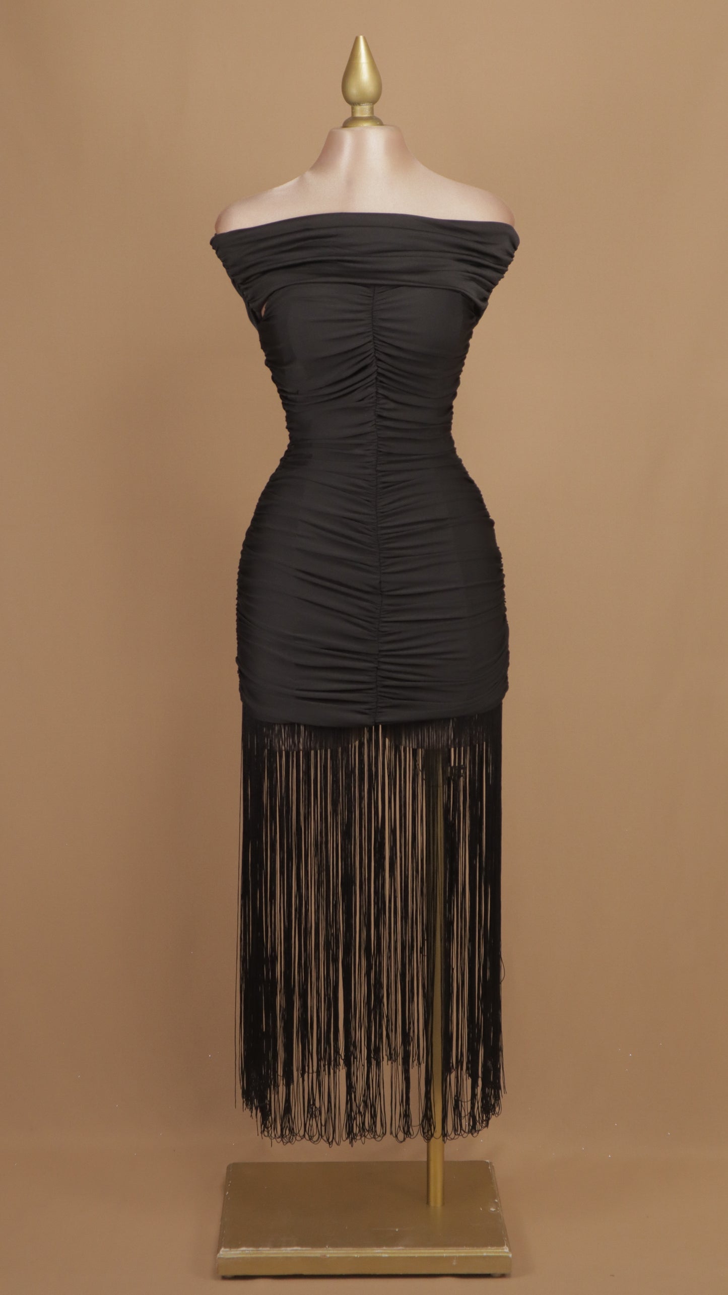 Vestido midi de coctel