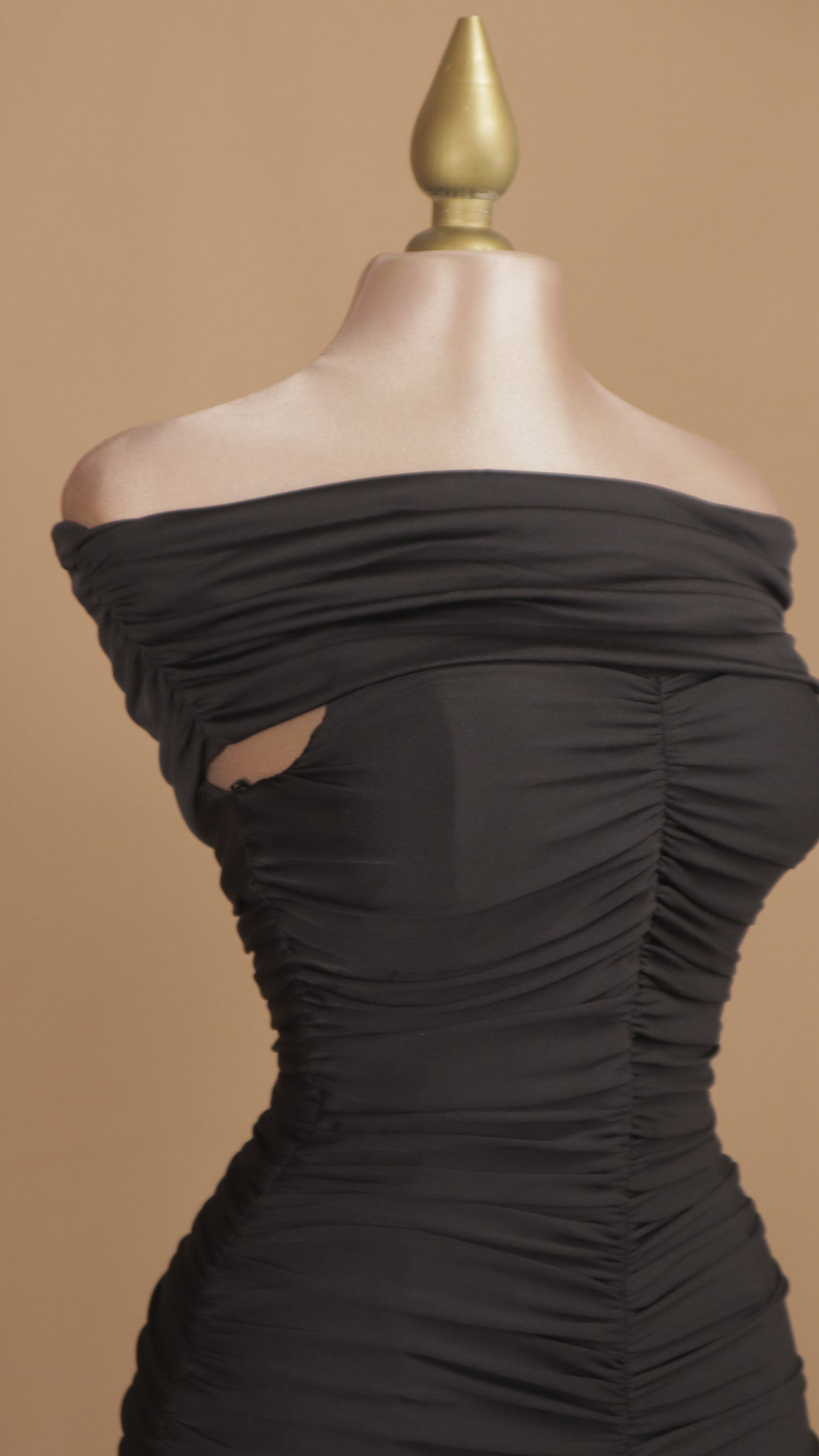 Vestido midi de coctel