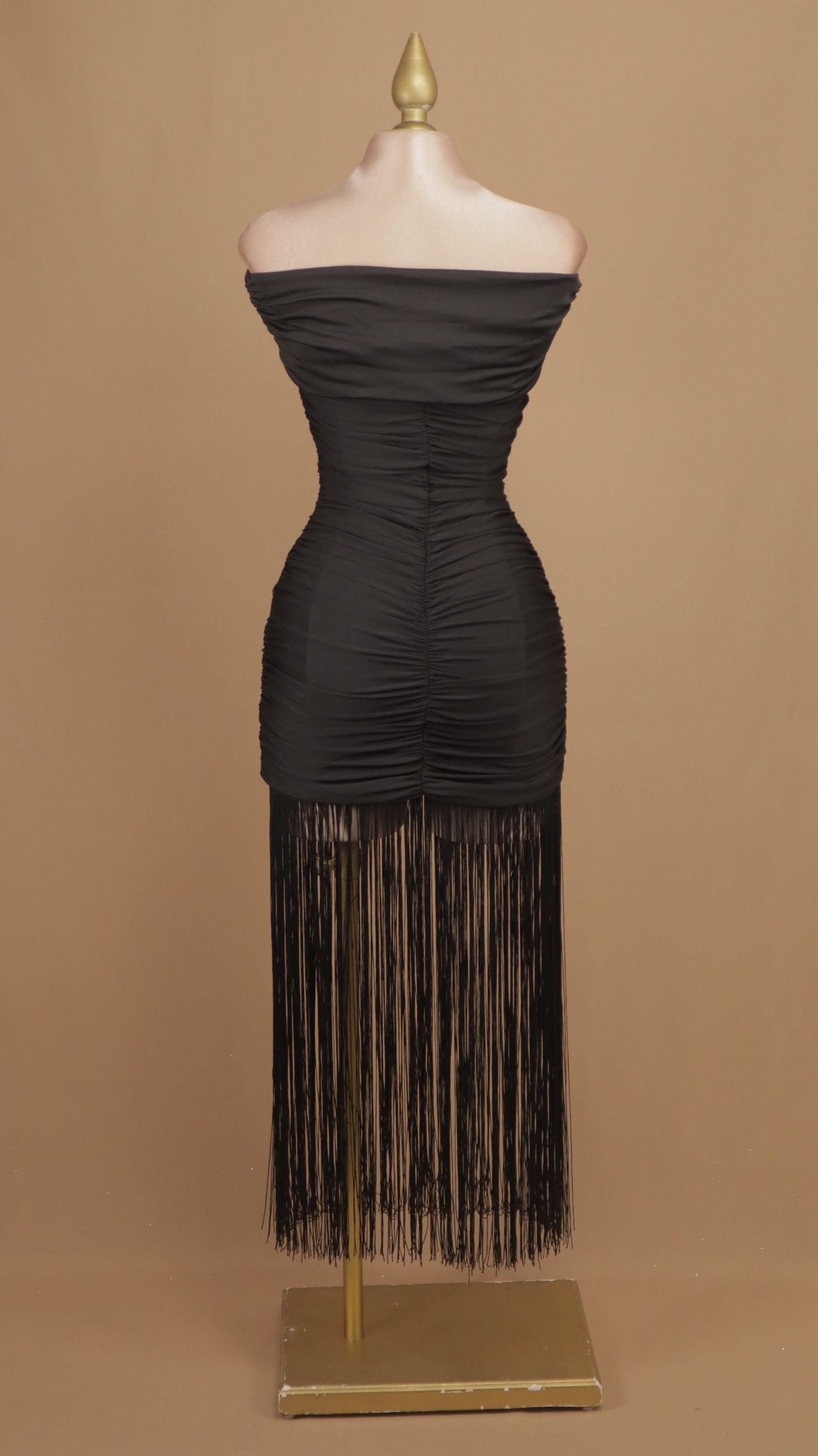 Vestido midi de coctel