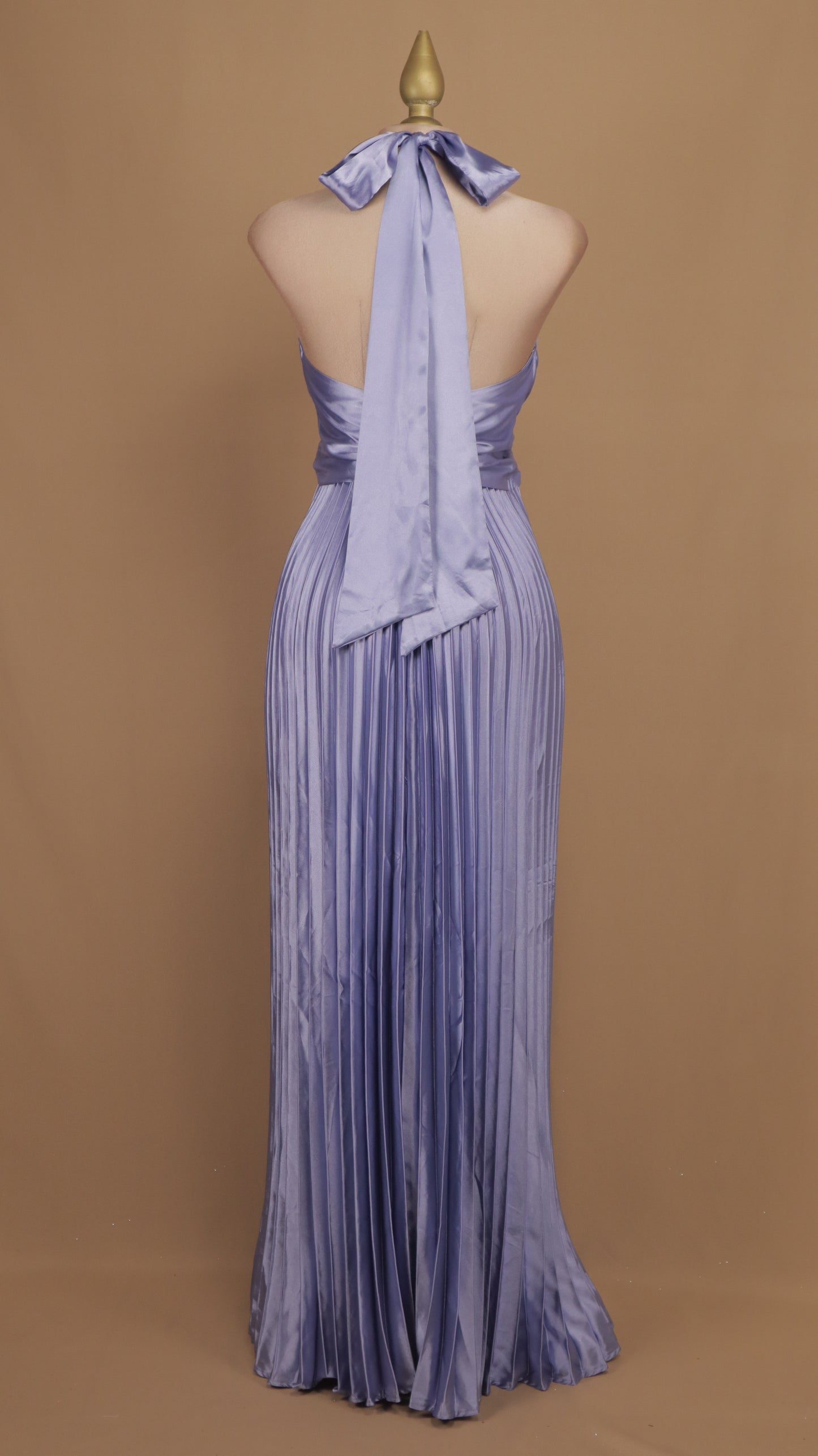 Vestido largo satin
