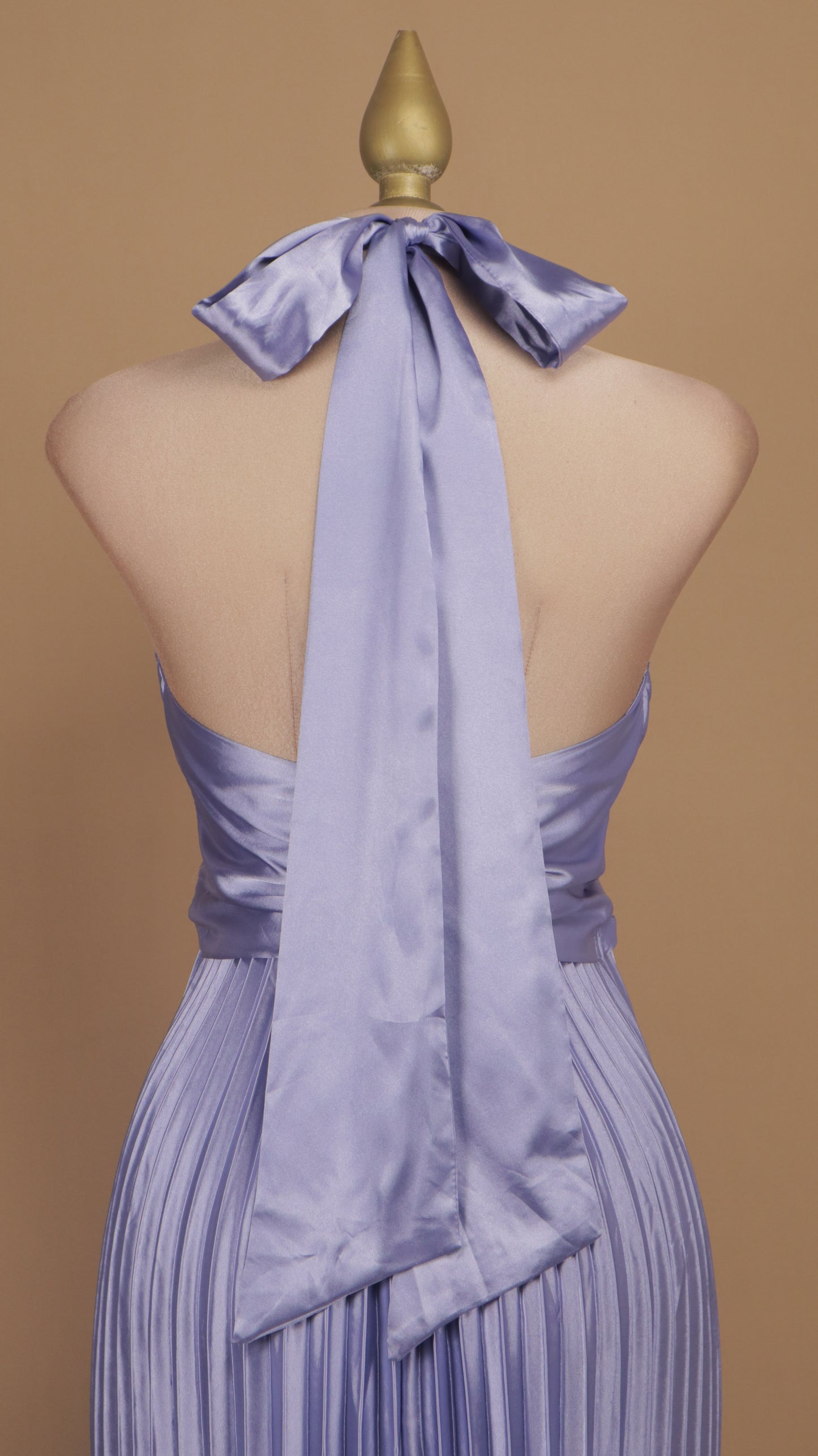 Vestido largo satin