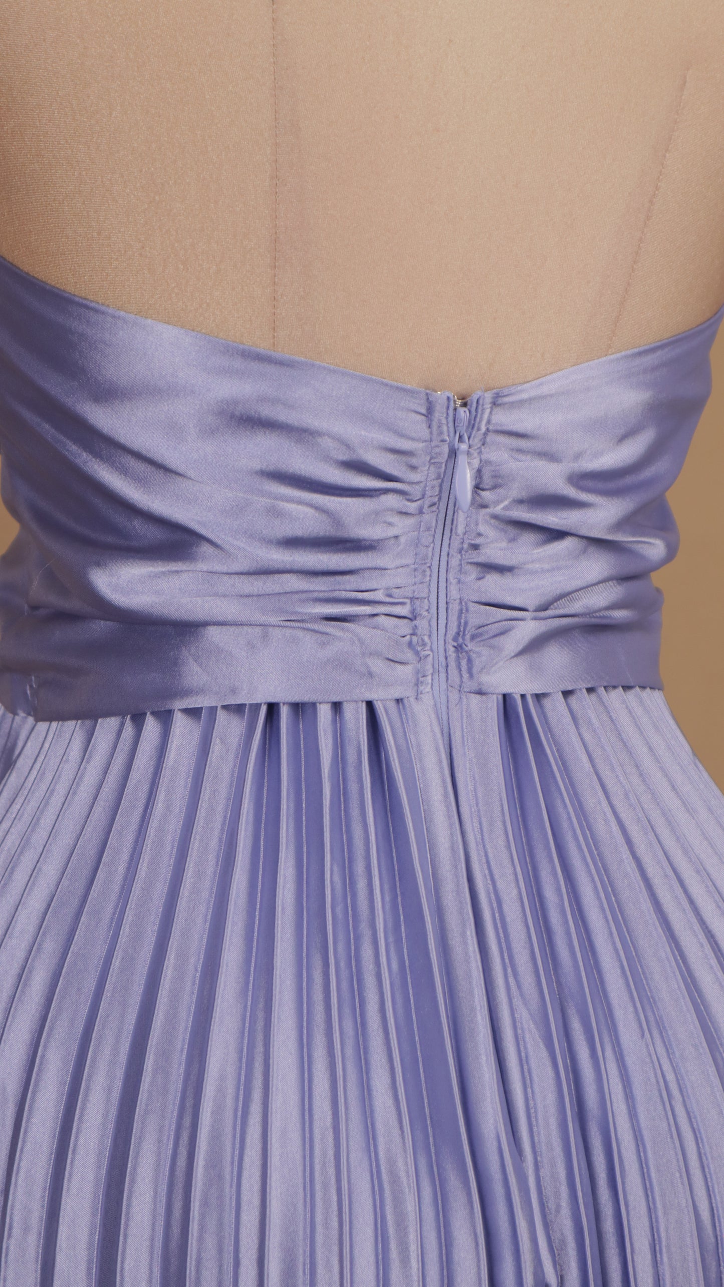 Vestido largo satin