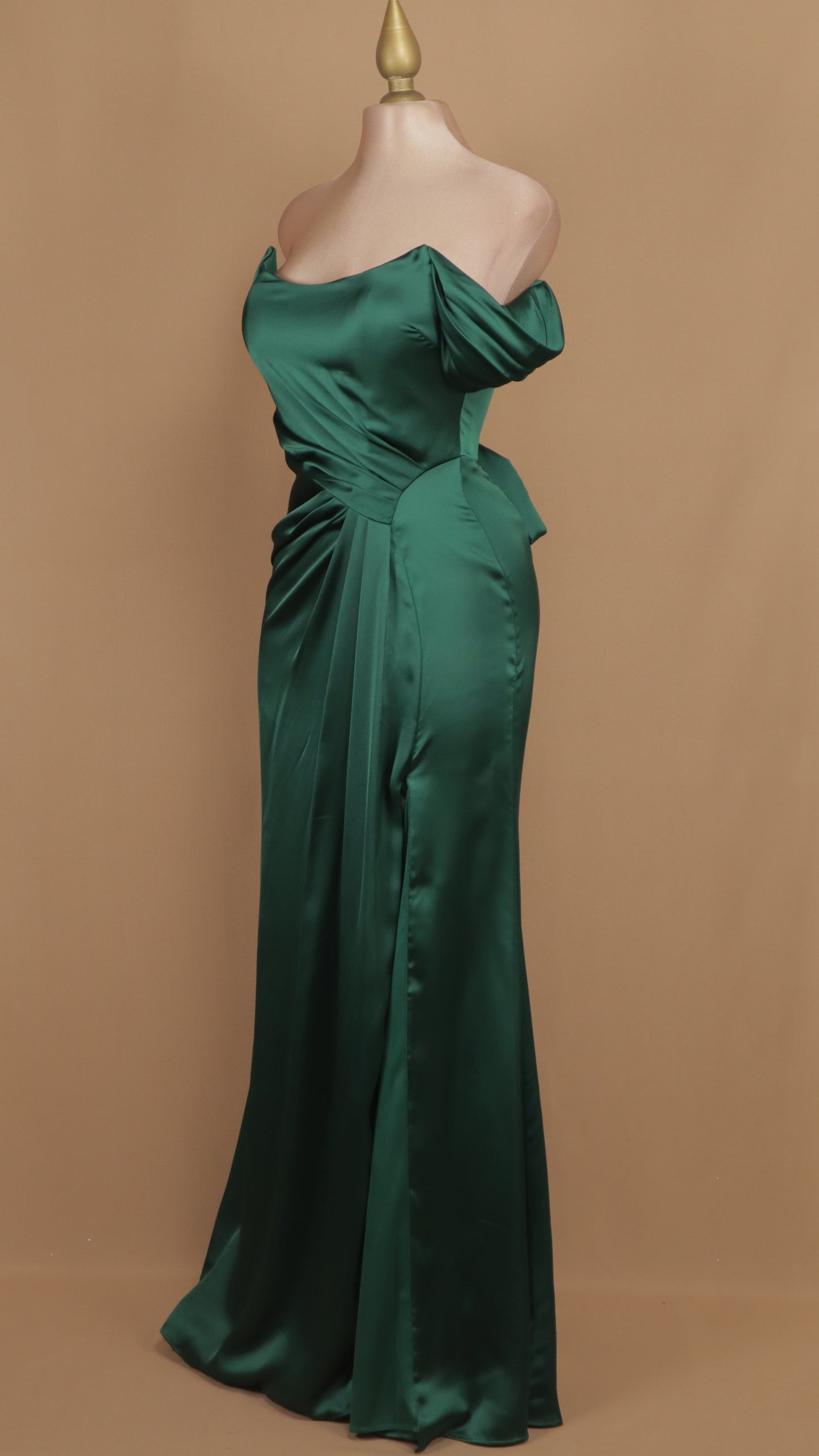 Vestido largo clásico corset