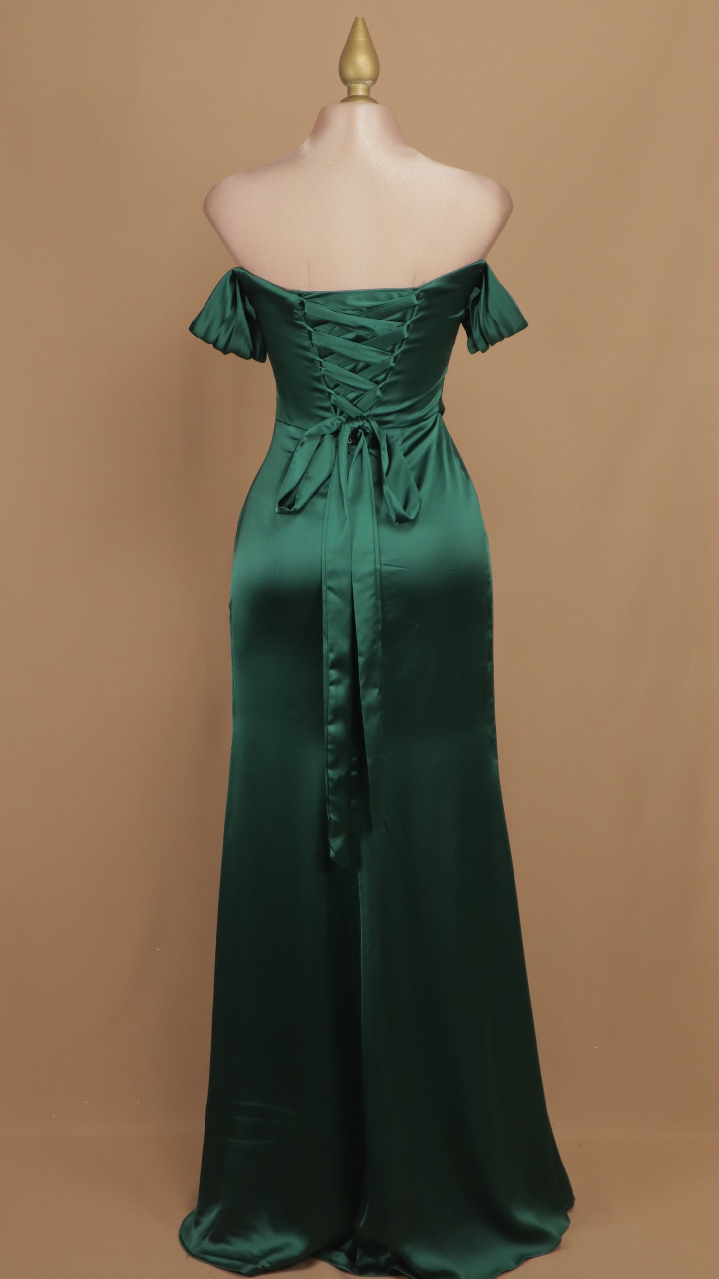 Vestido largo clásico corset