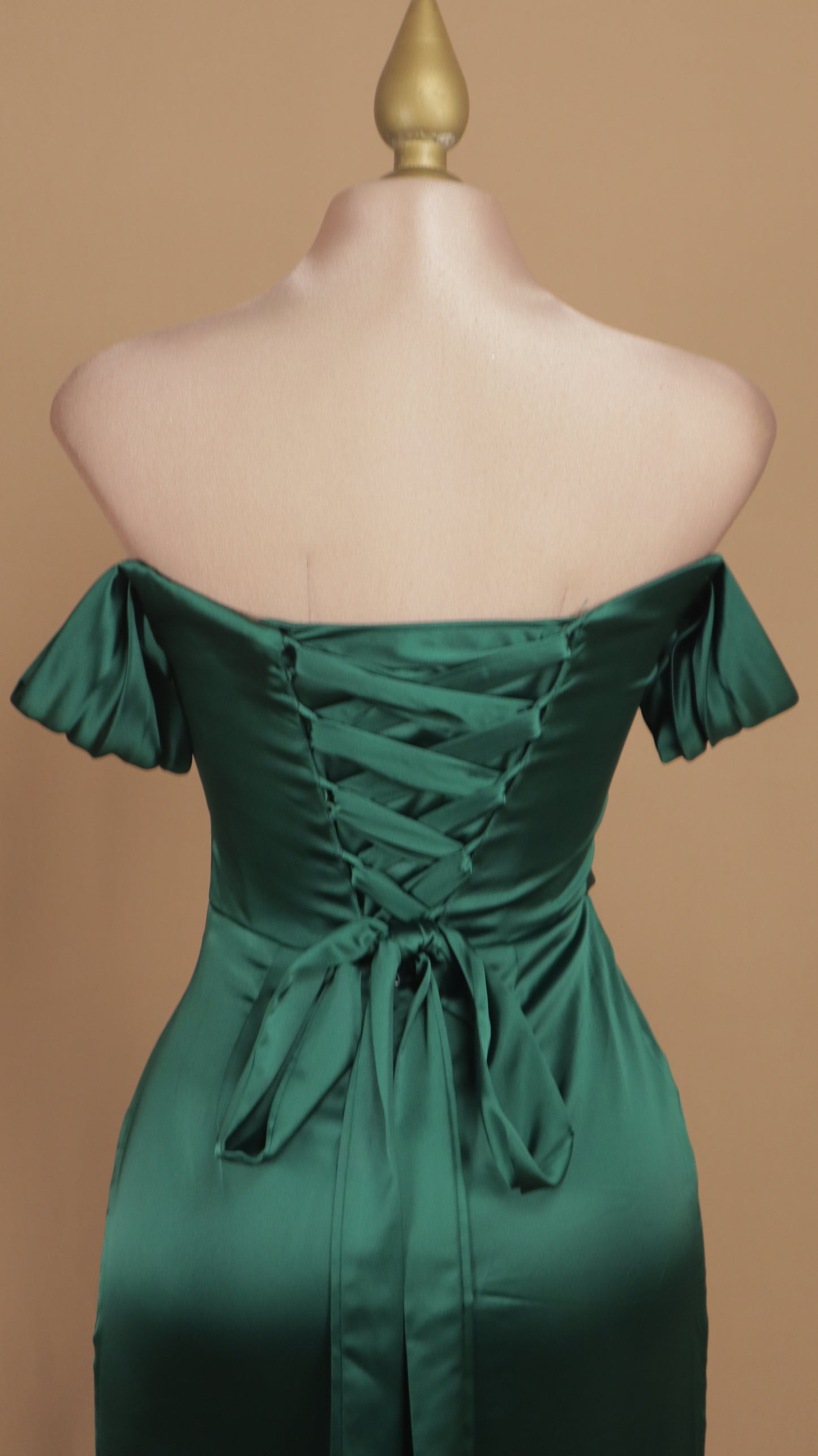 Vestido largo clásico corset