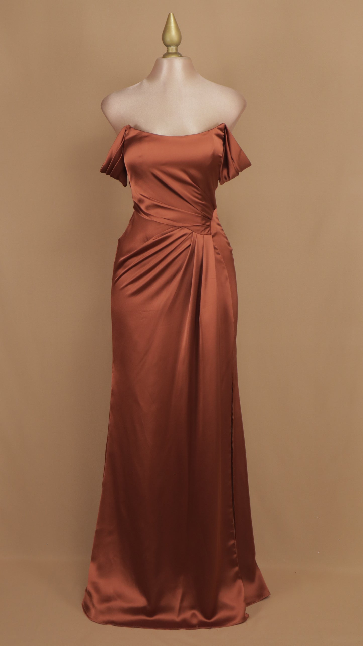 Vestido largo clásico corset