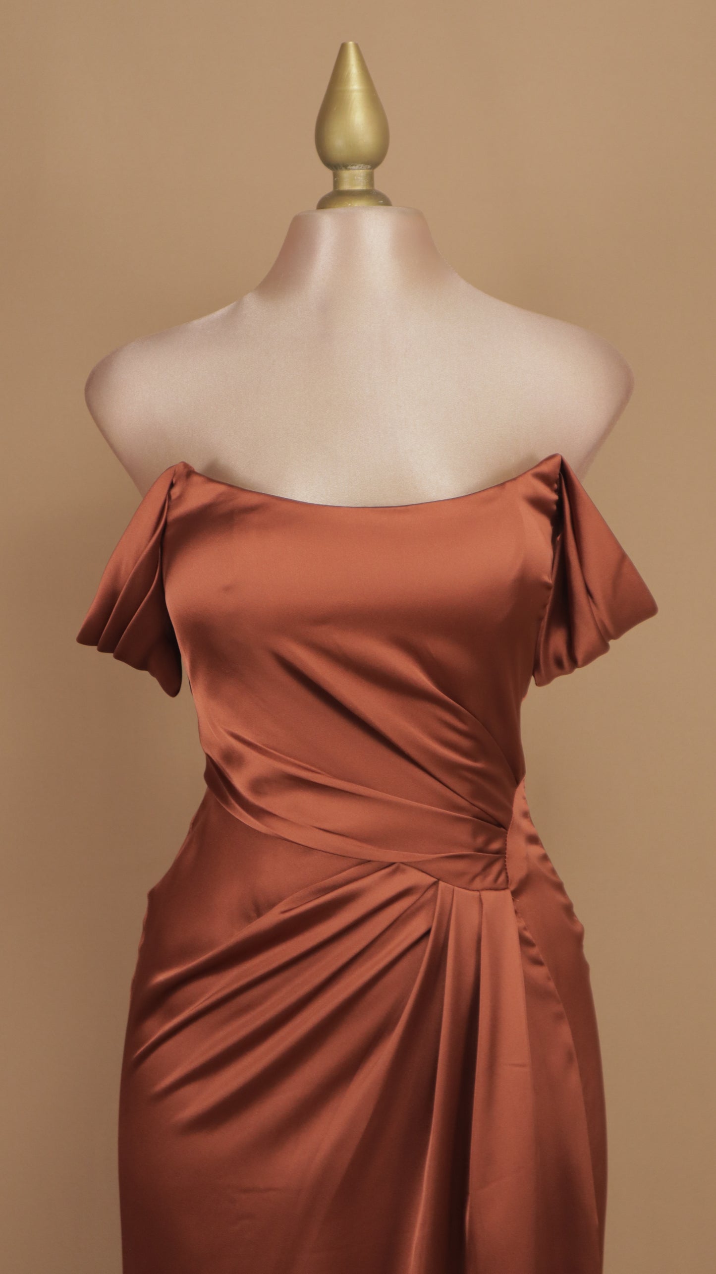 Vestido largo clásico corset