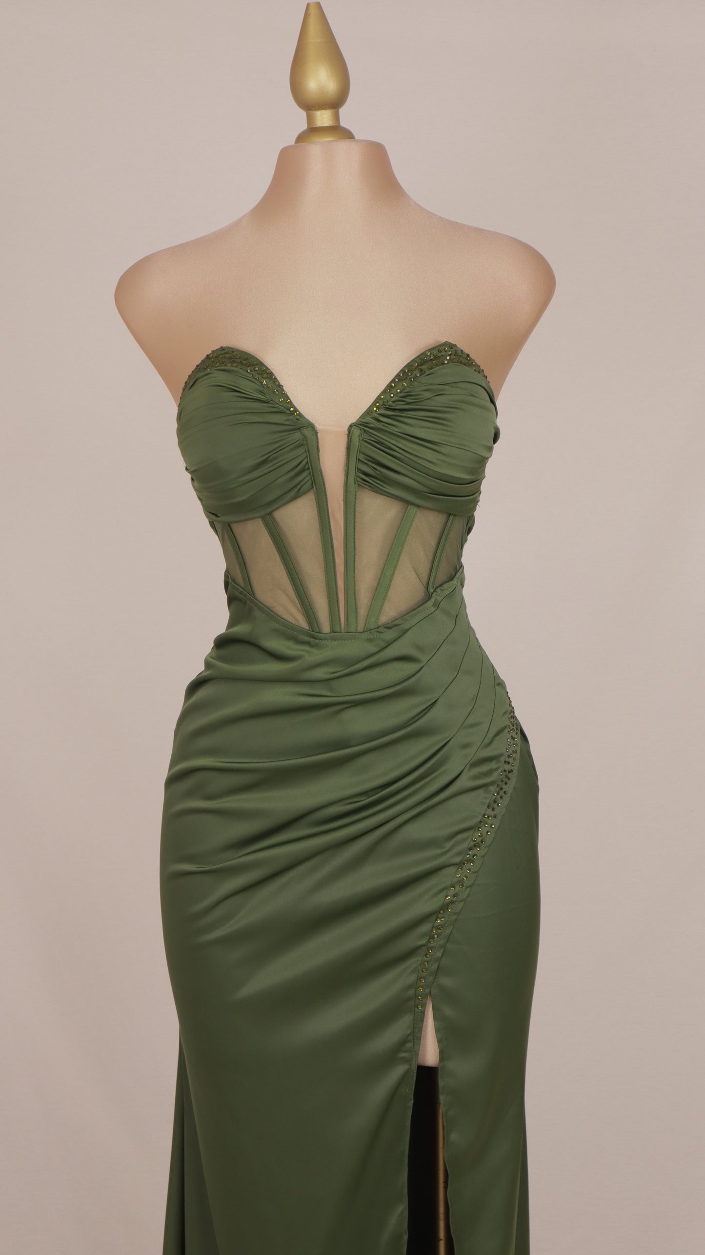 Vestido largo corte sirena bold