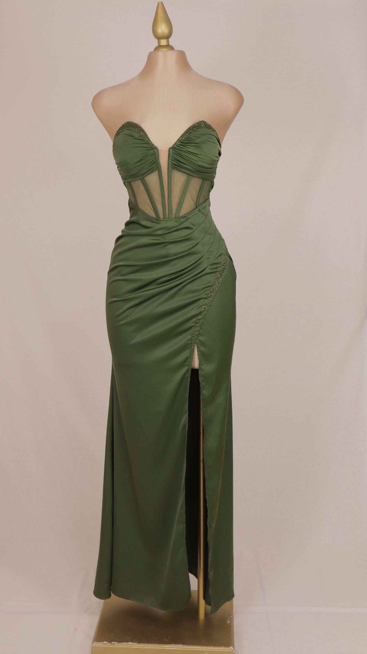 Vestido largo corte sirena bold