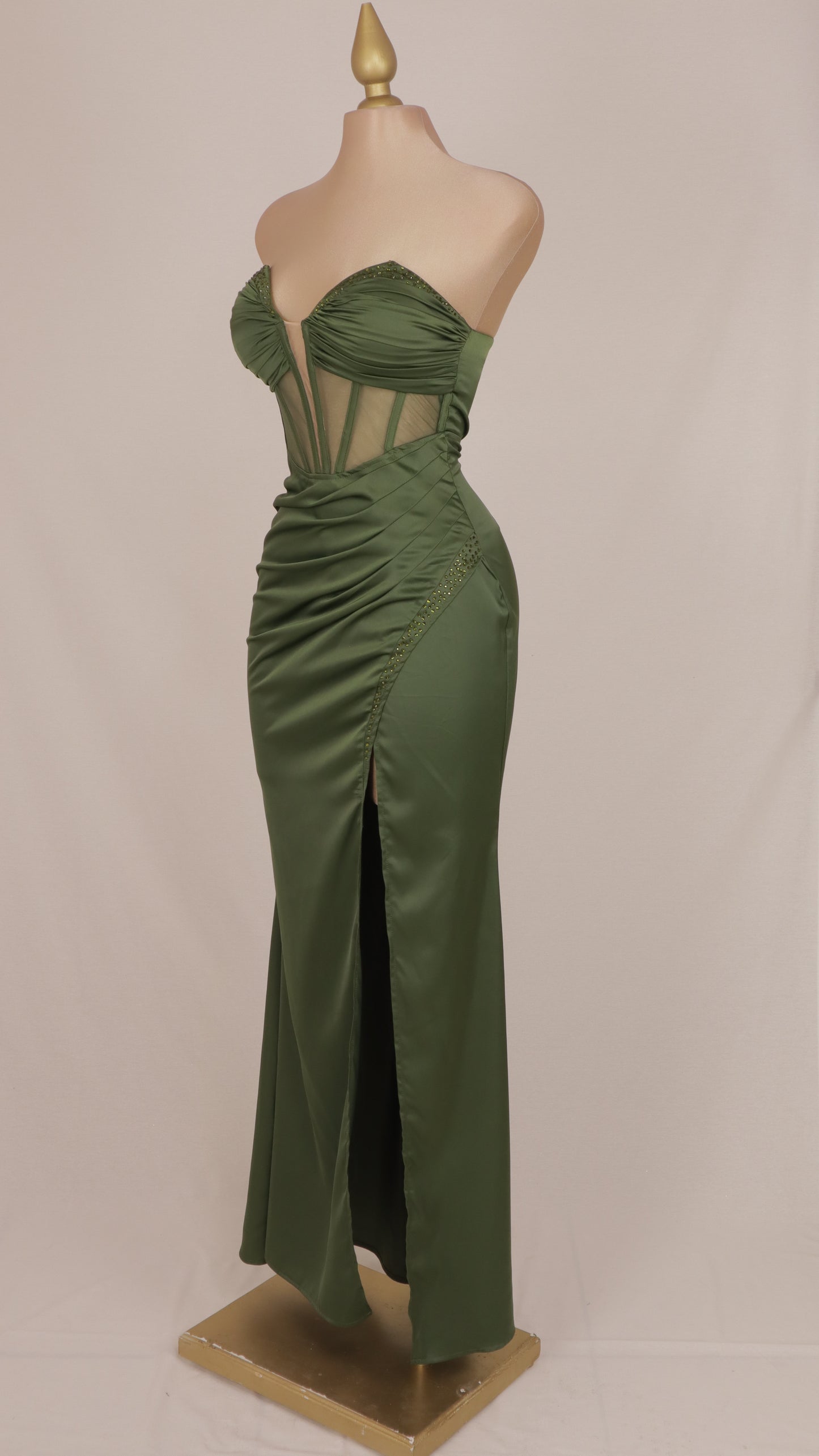 Vestido largo corte sirena bold