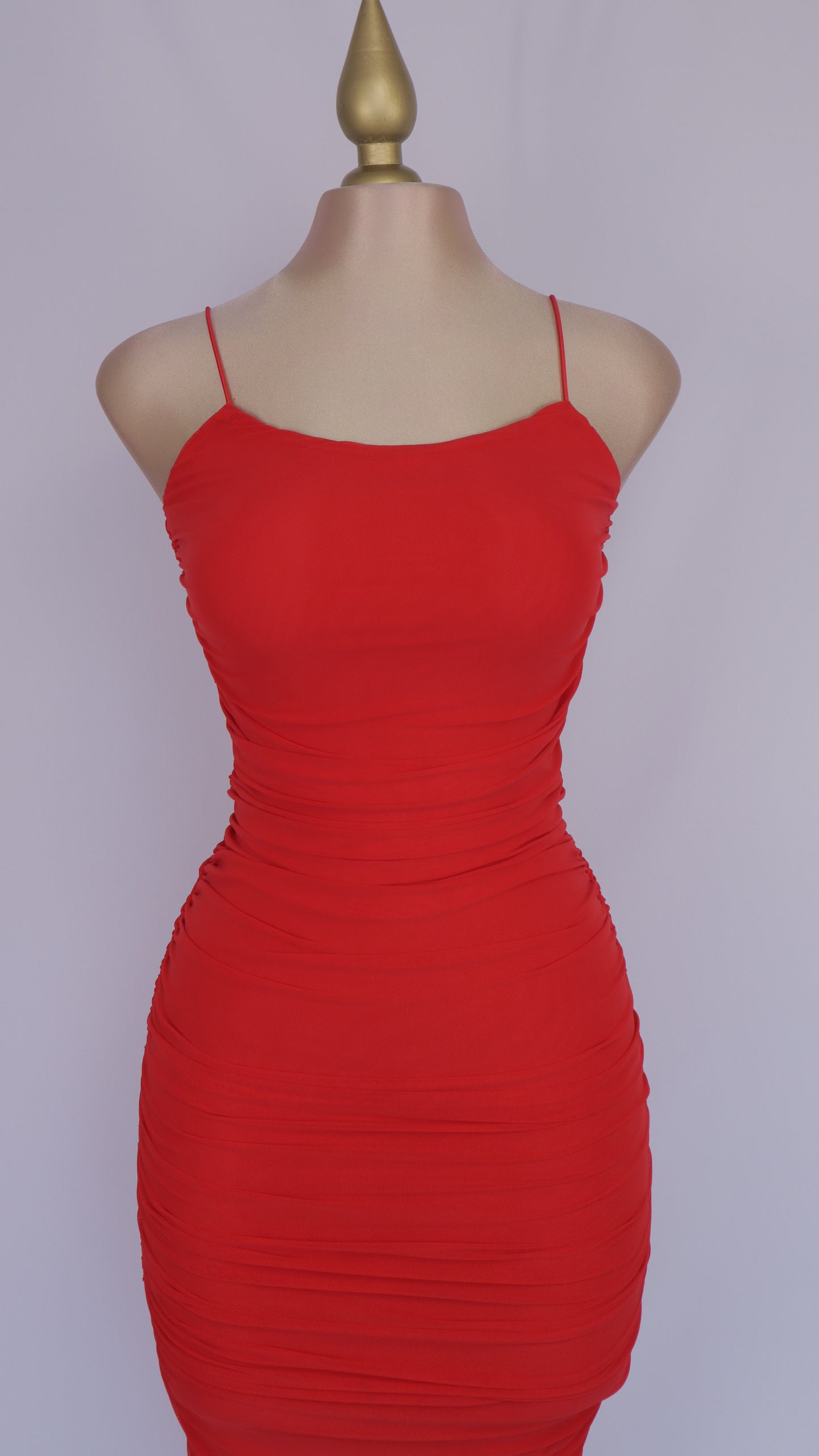 Vestido maxi plisado sensual