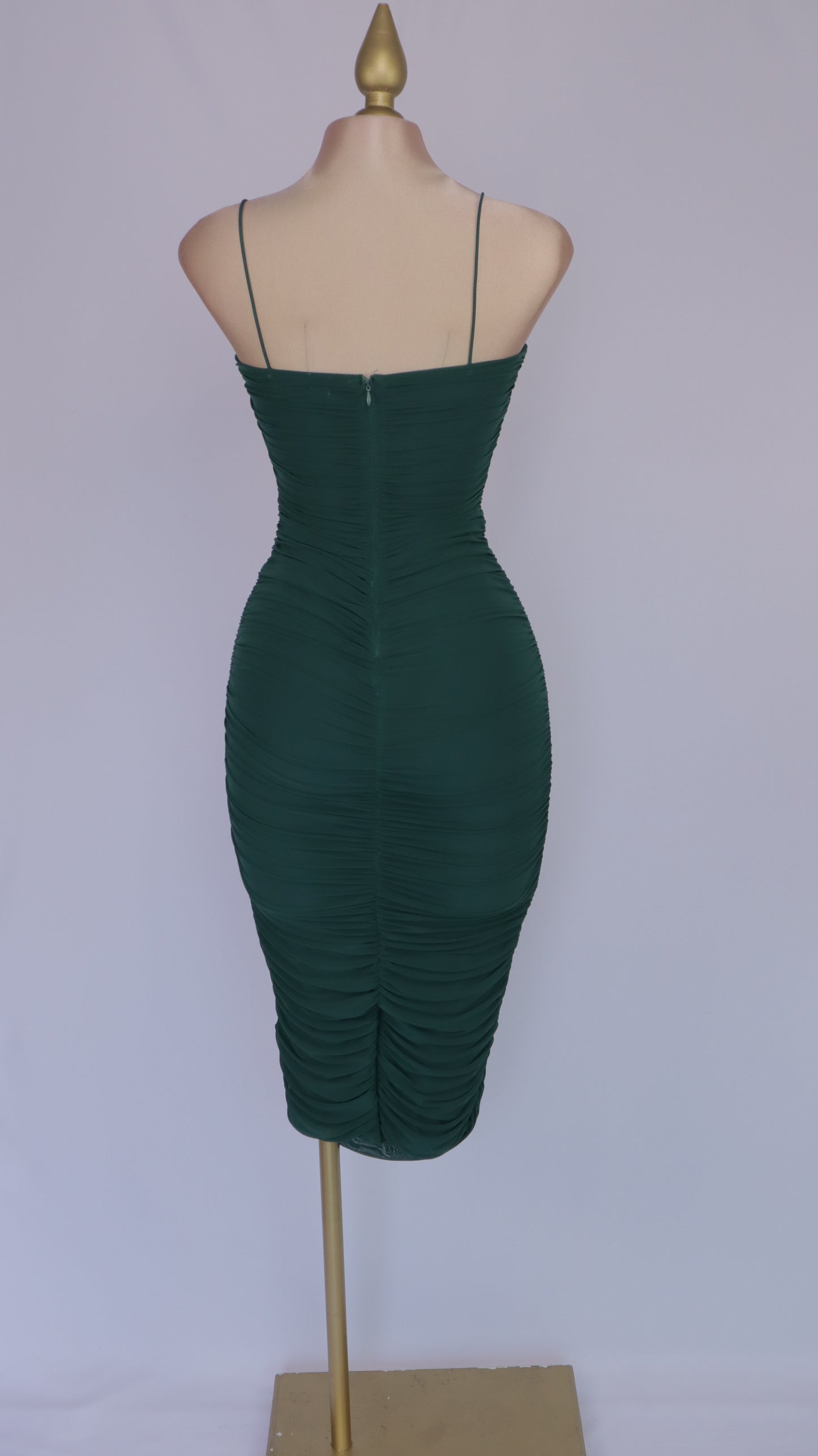 Vestido maxi plisado sensual