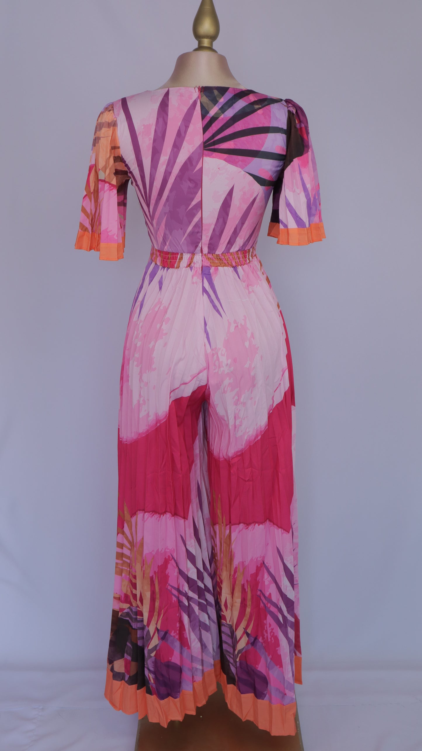 Palazzo con manga y plisado trend