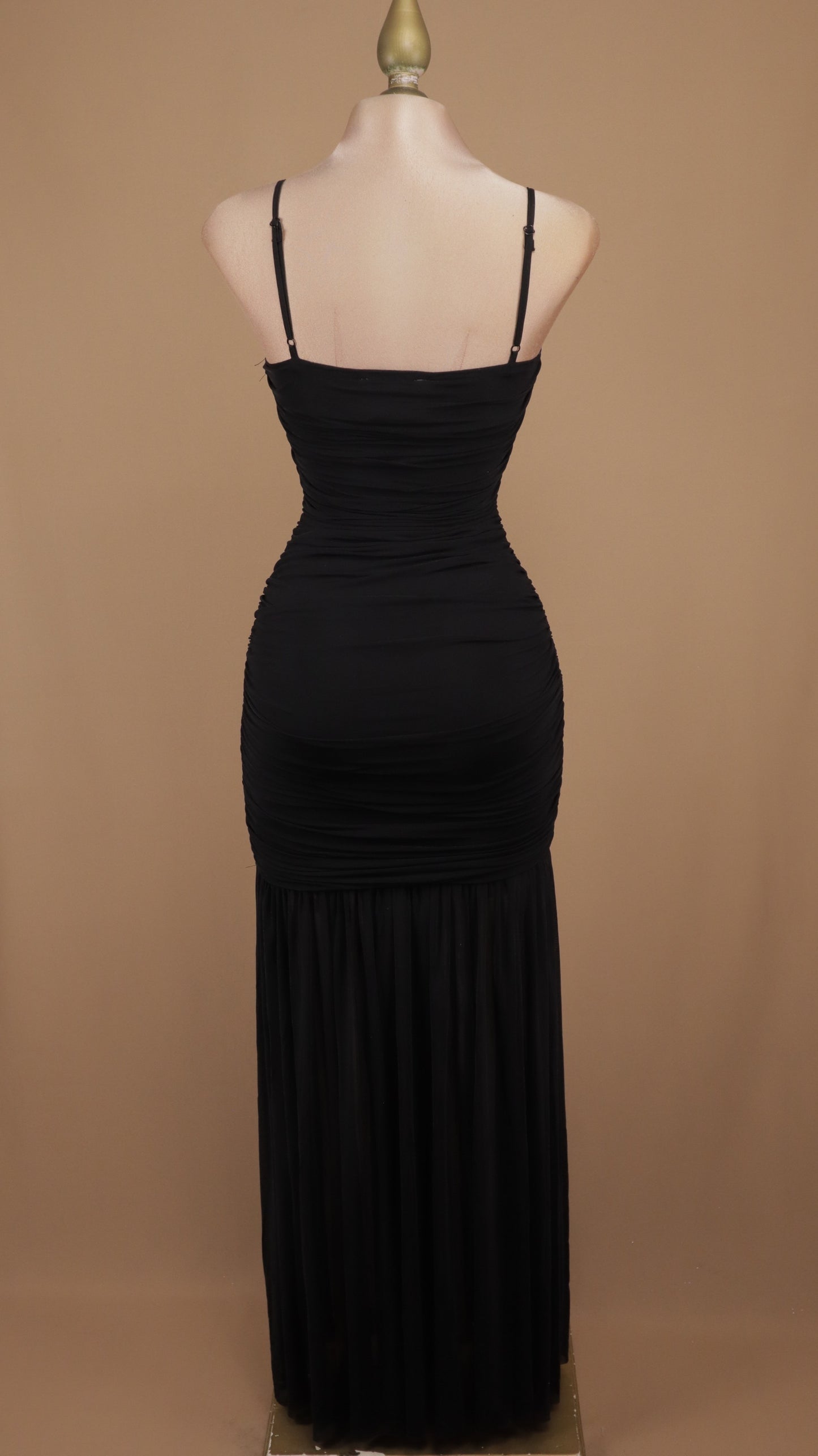 Vestido largo tipo maya de tirante