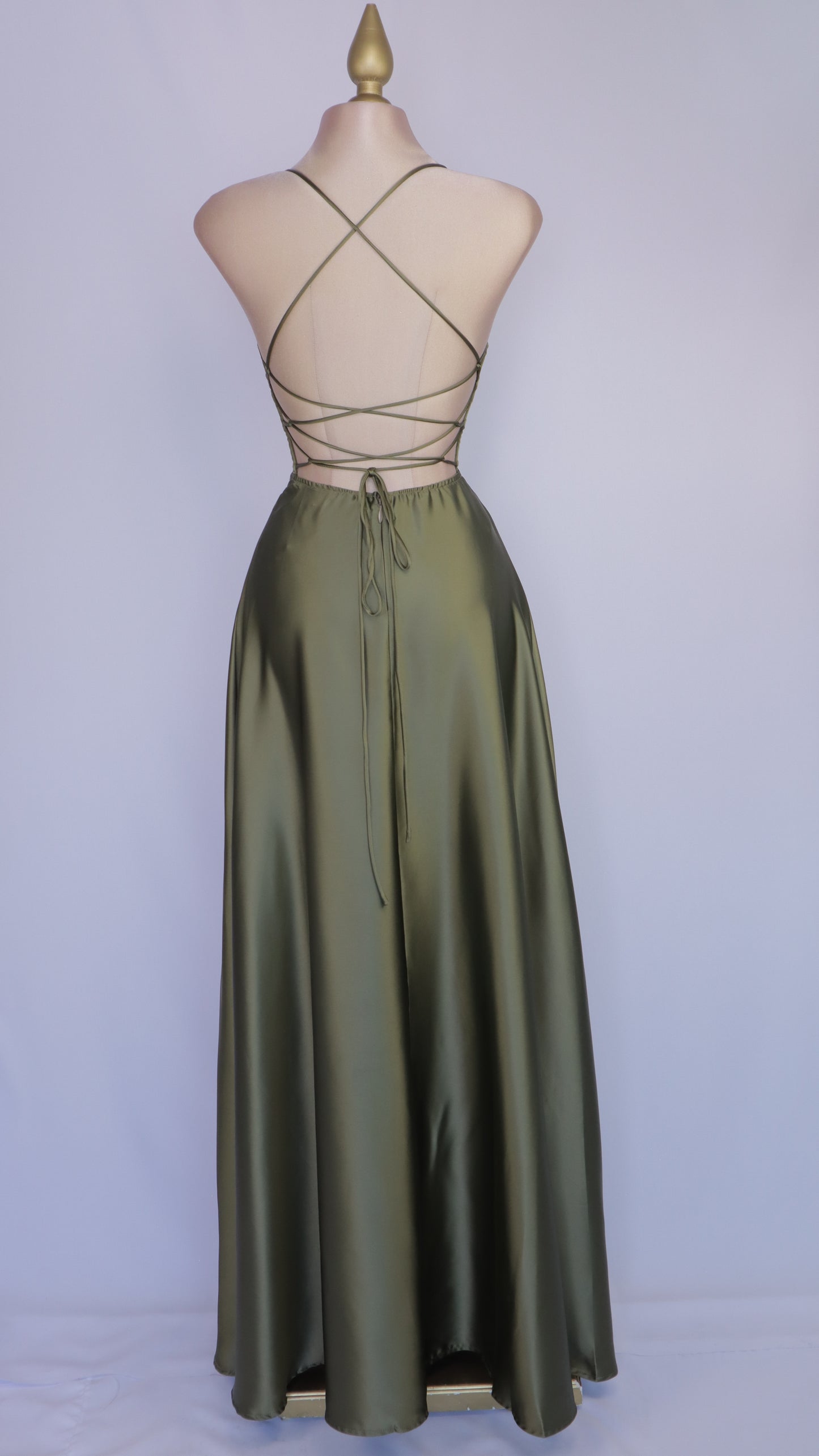 Vestido largo satin cool