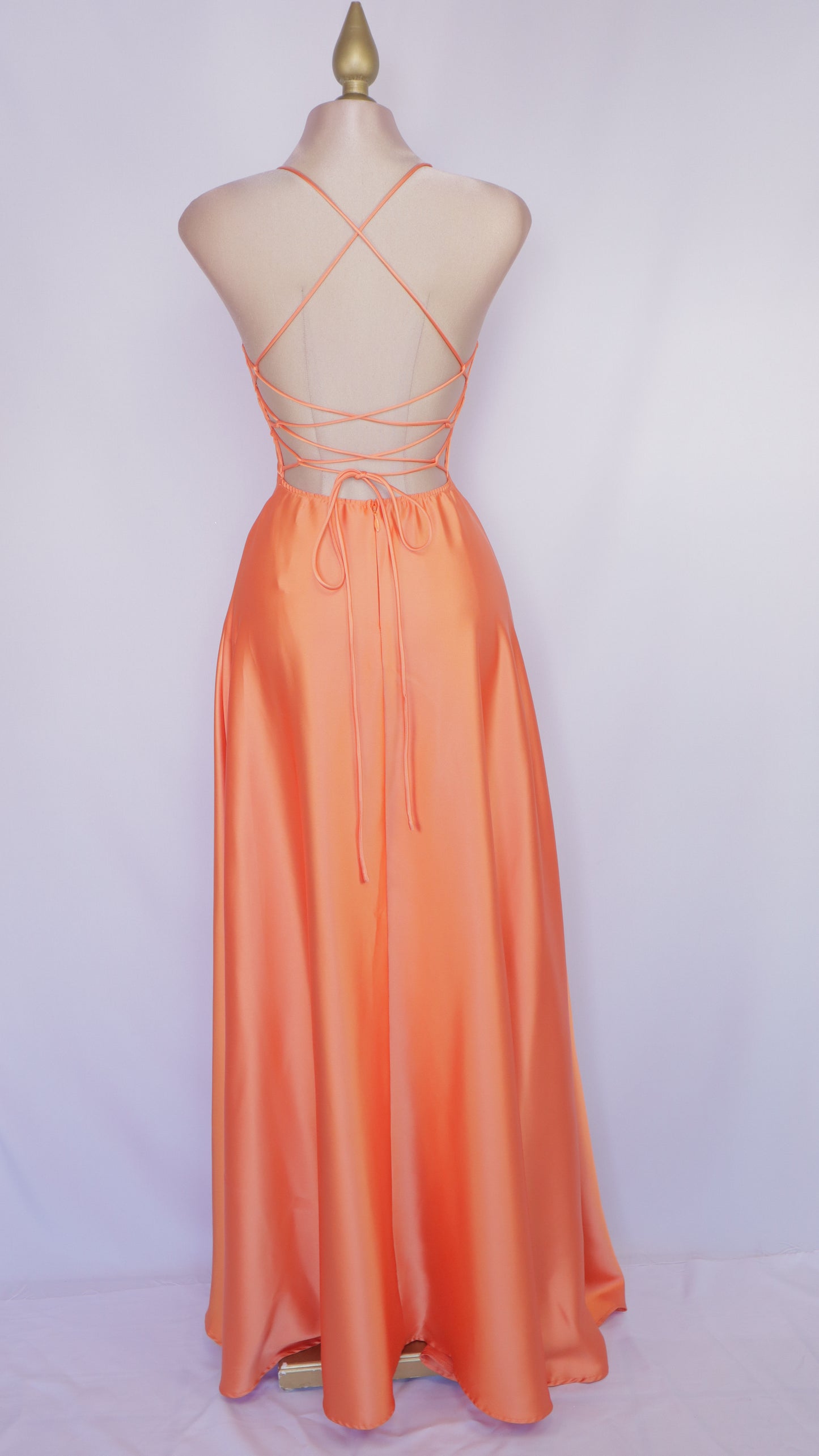 Vestido largo satin cool