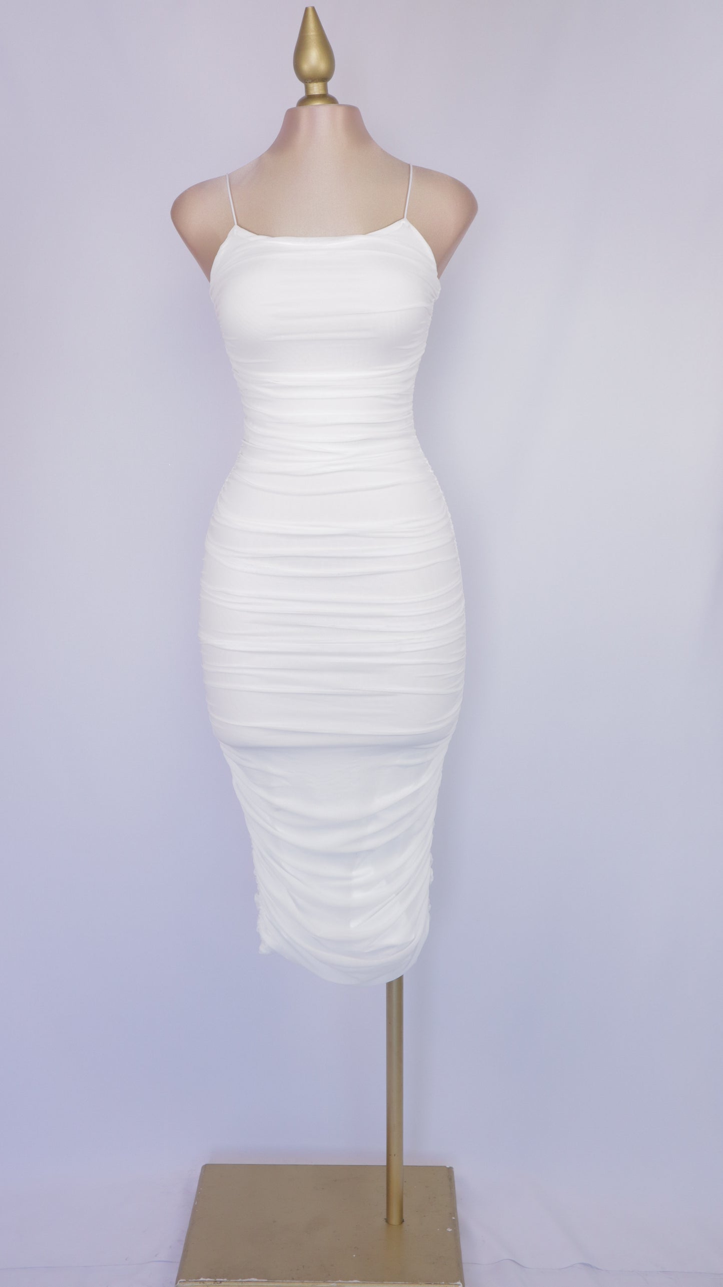 Vestido maxi plisado sensual