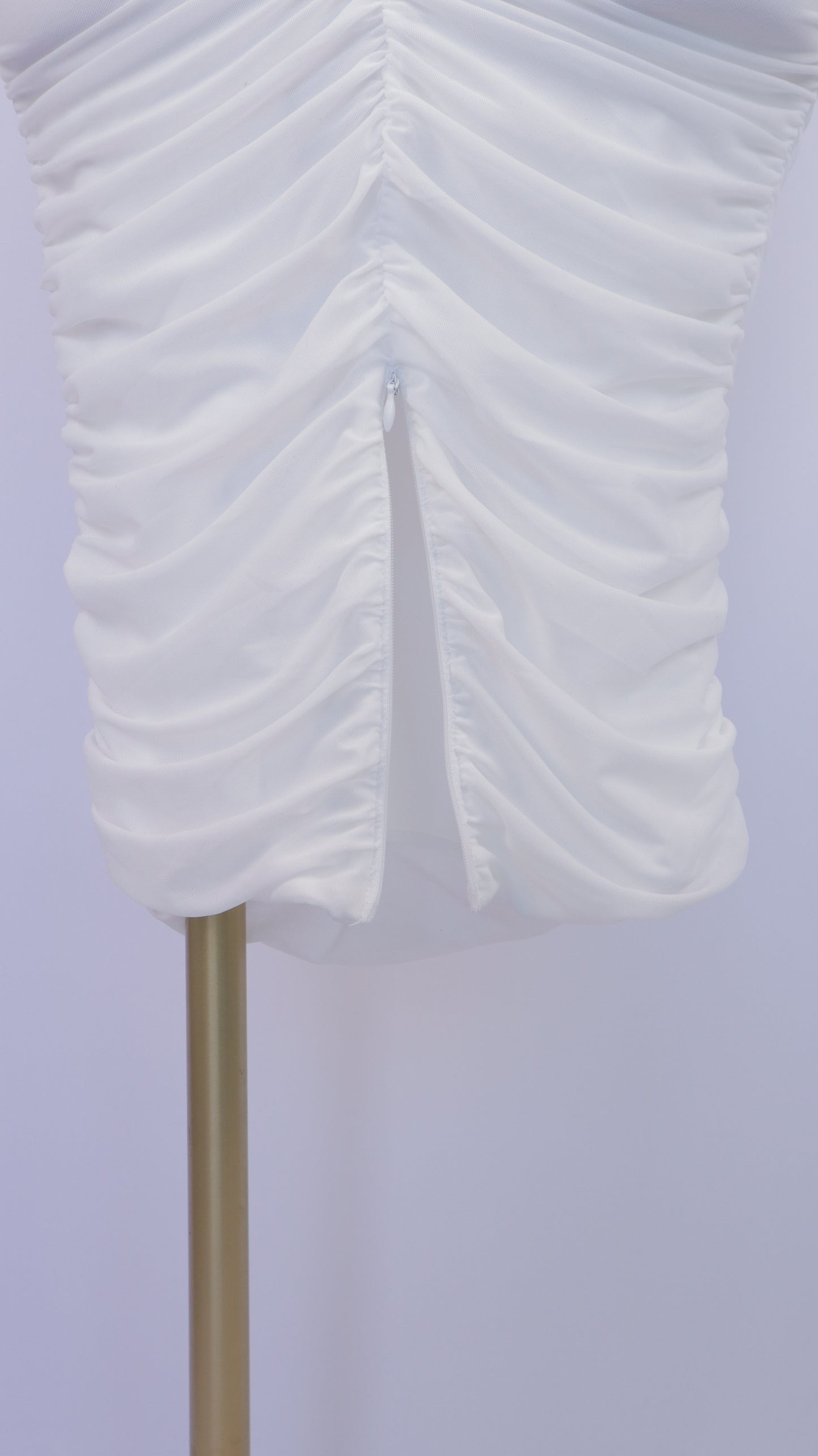 Vestido maxi plisado sensual