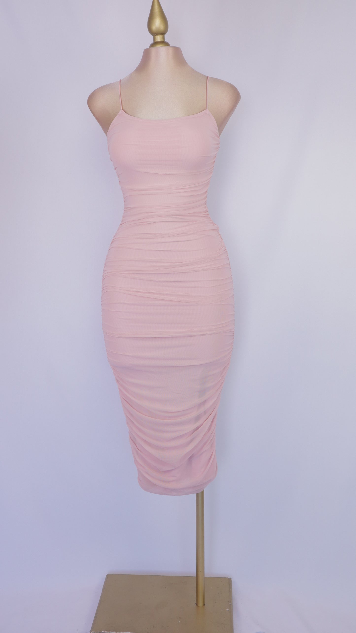 Vestido maxi plisado sensual