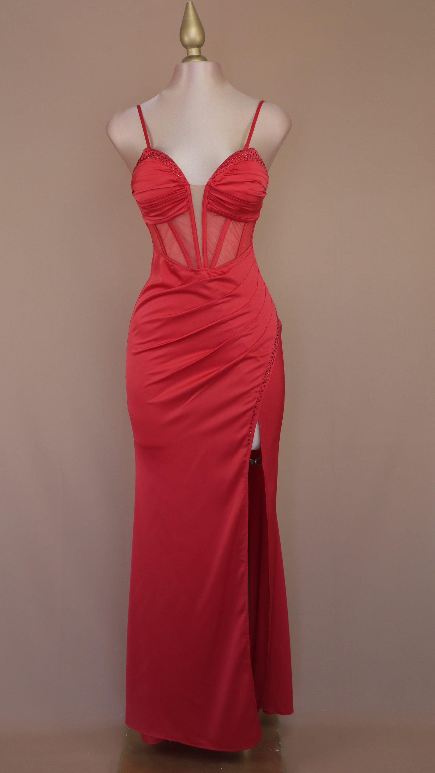 Vestido largo corte sirena bold
