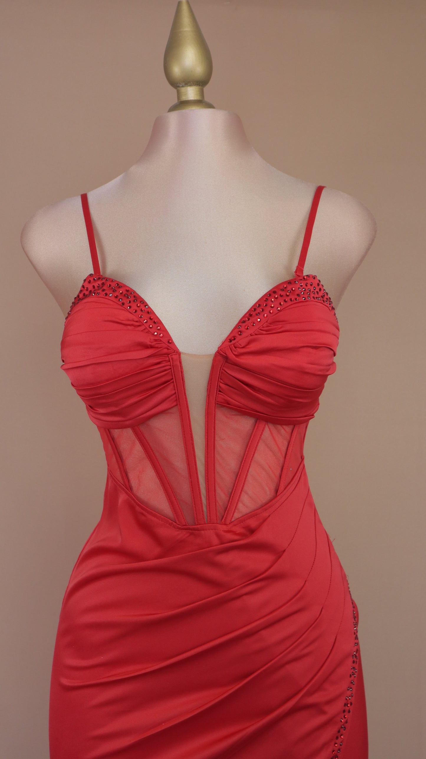 Vestido largo corte sirena bold