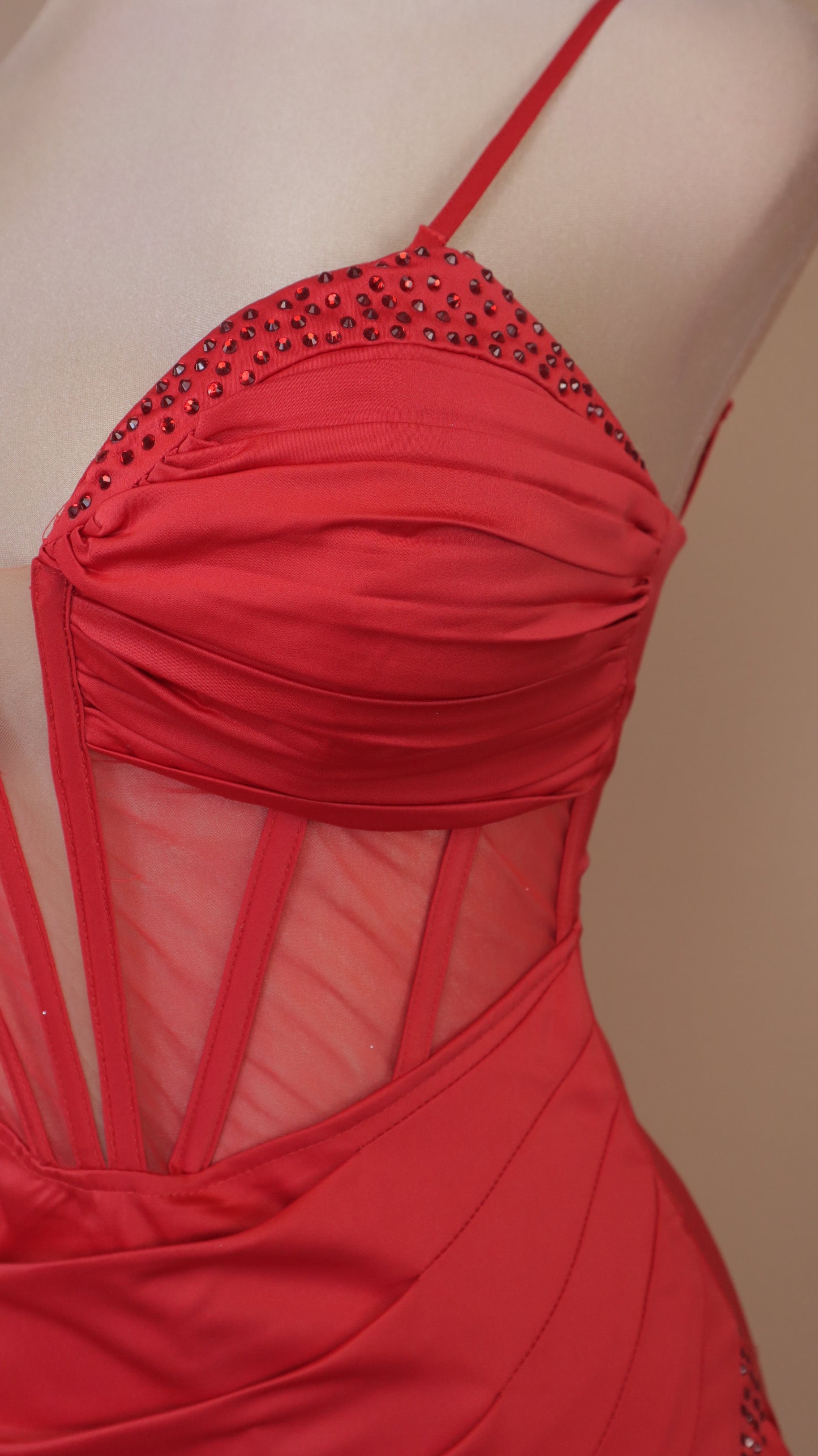 Vestido largo corte sirena bold