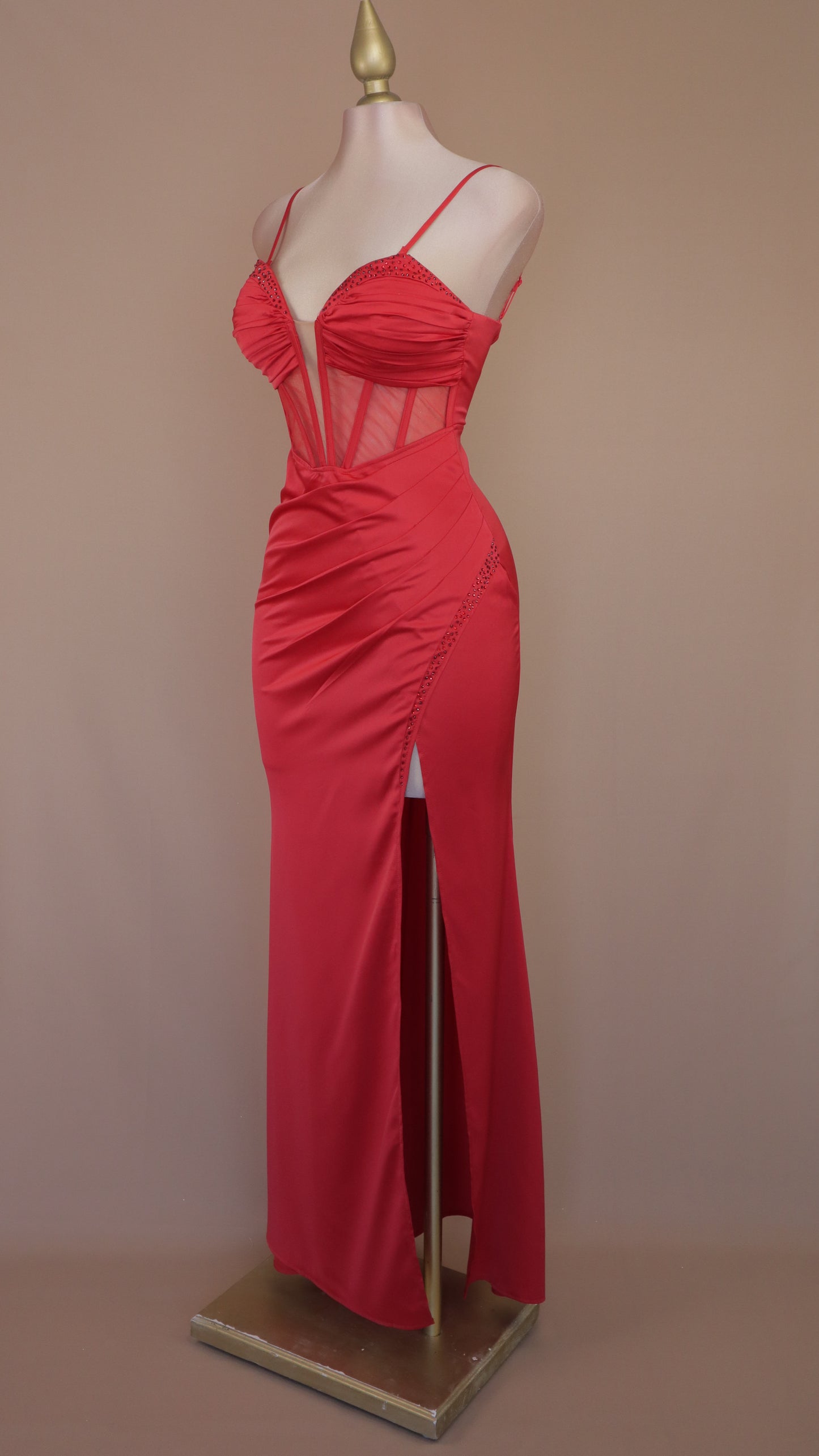Vestido largo corte sirena bold