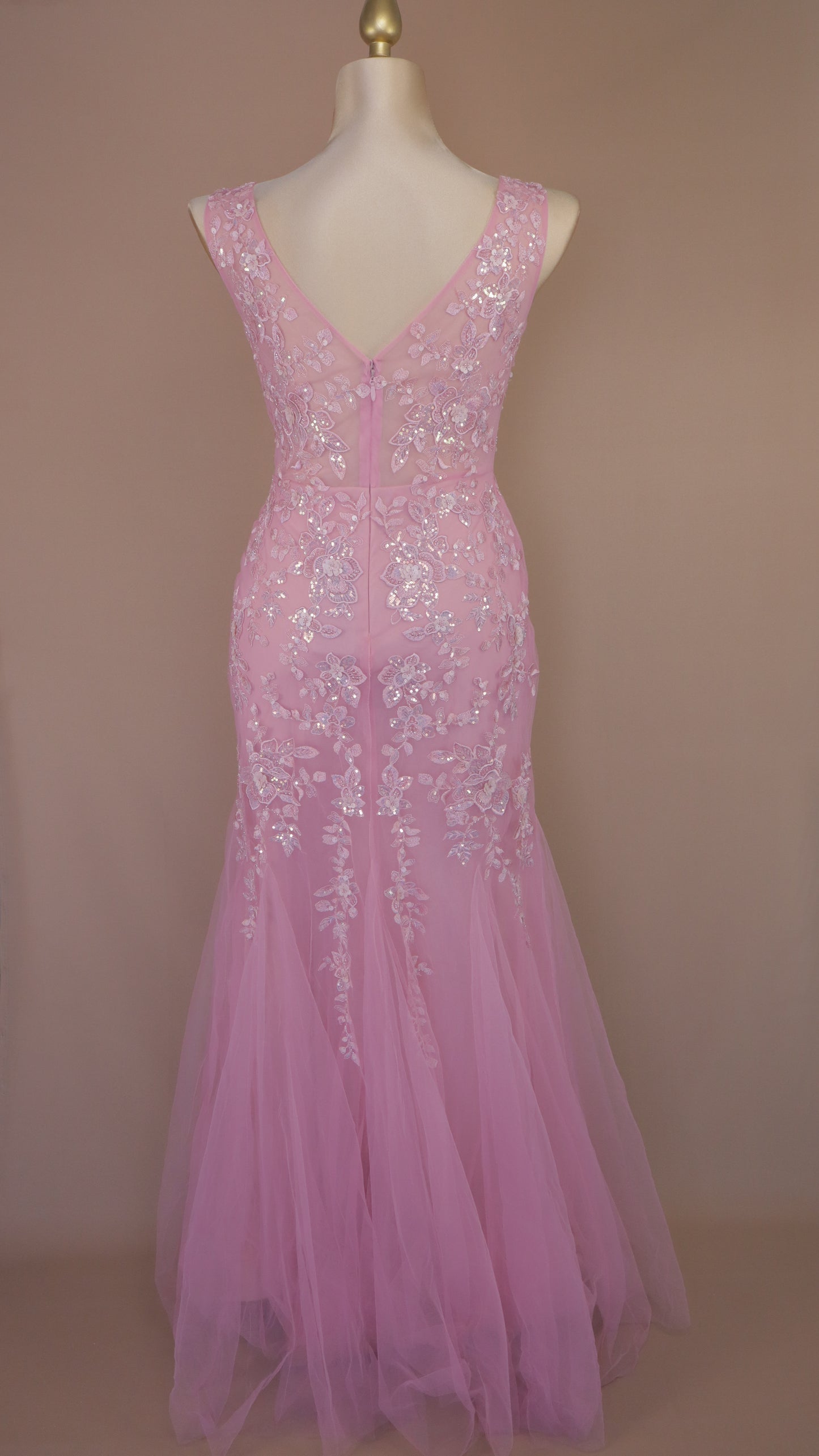 Vestido bordado talla extra