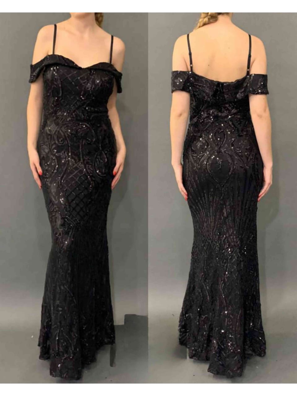 Vestido largo grecas egipcia