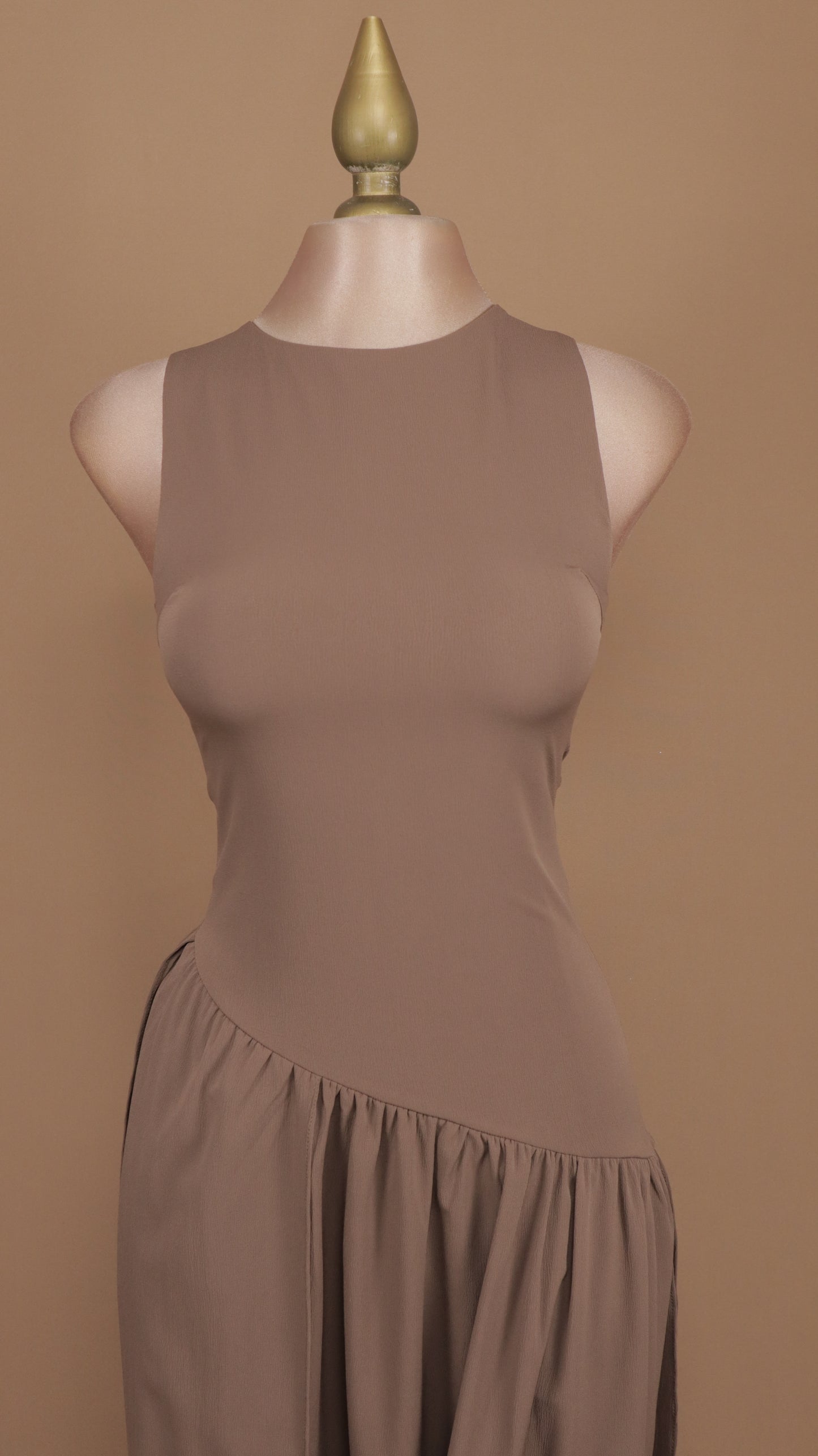Vestido midi resacado