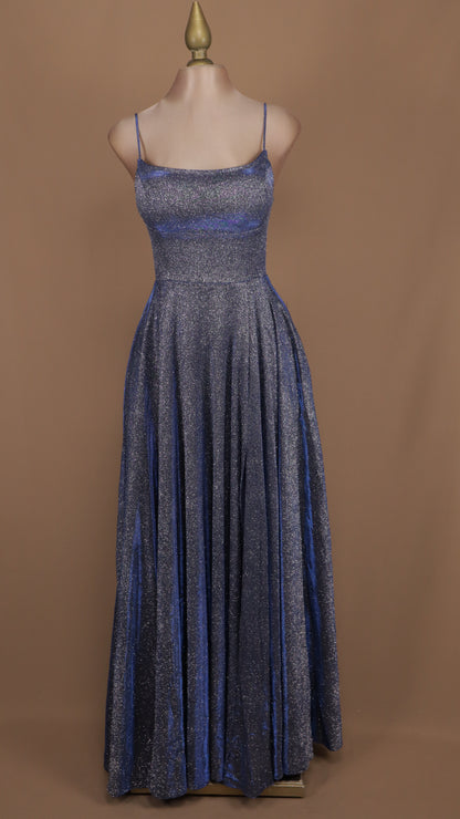 Vestido largo con destellos elegante