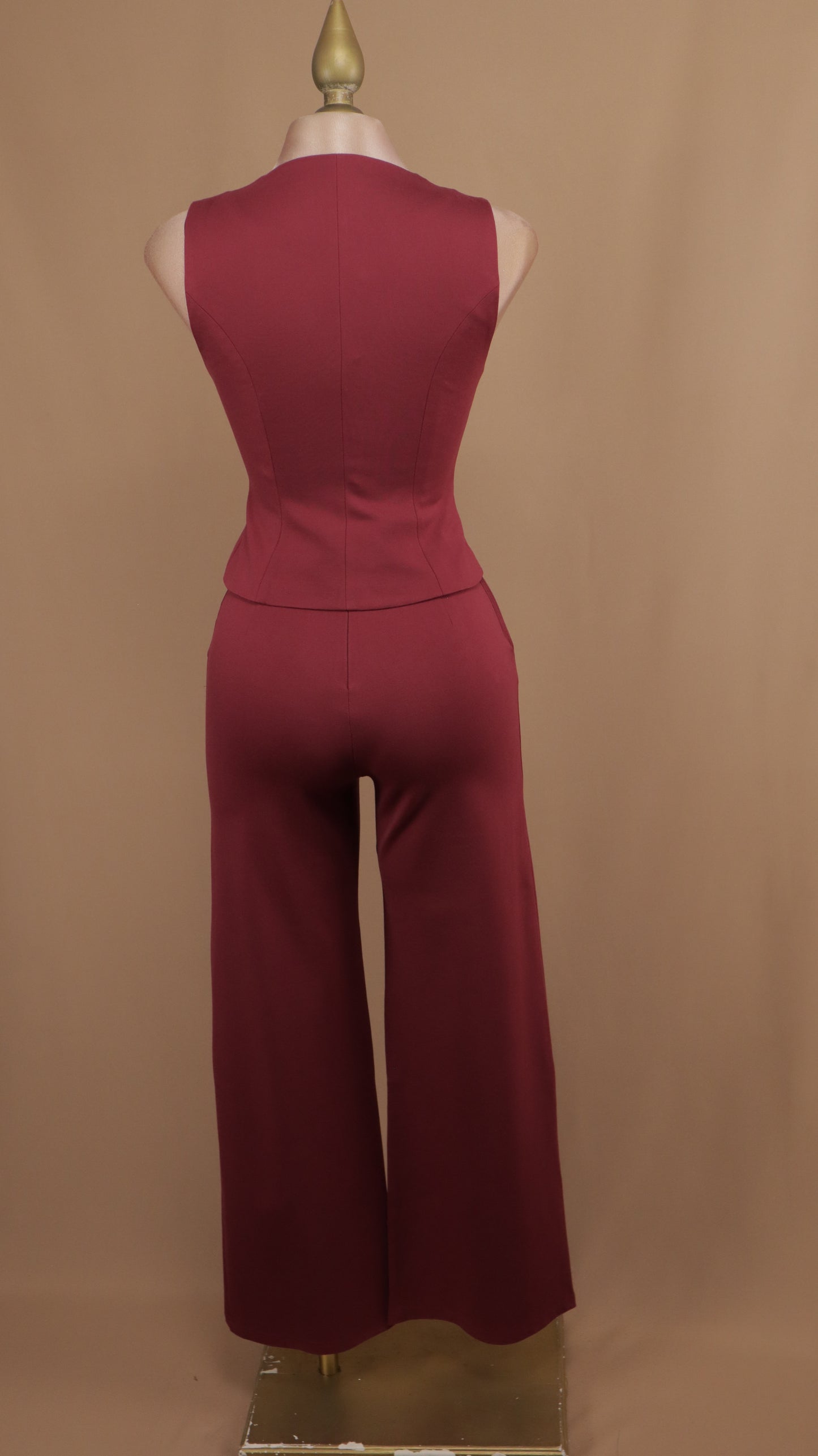 Conjunto juvenil chaleco con lazos