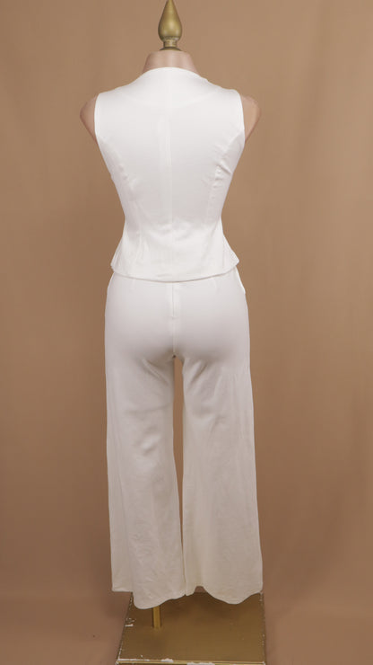 Conjunto juvenil chaleco con lazos
