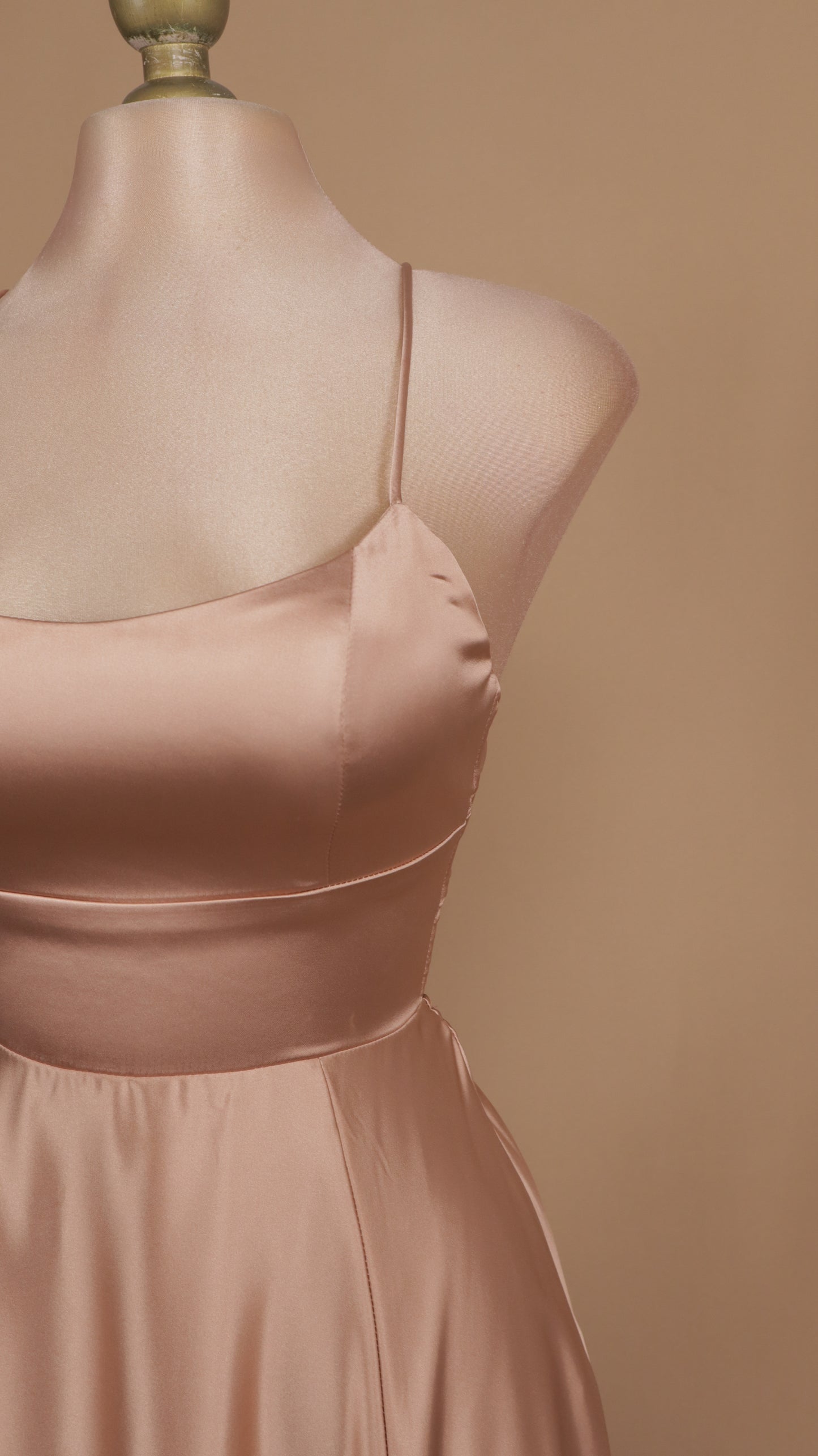 Vestido largo satin cool