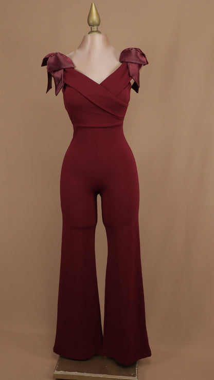 Palazzo al hombro con moños