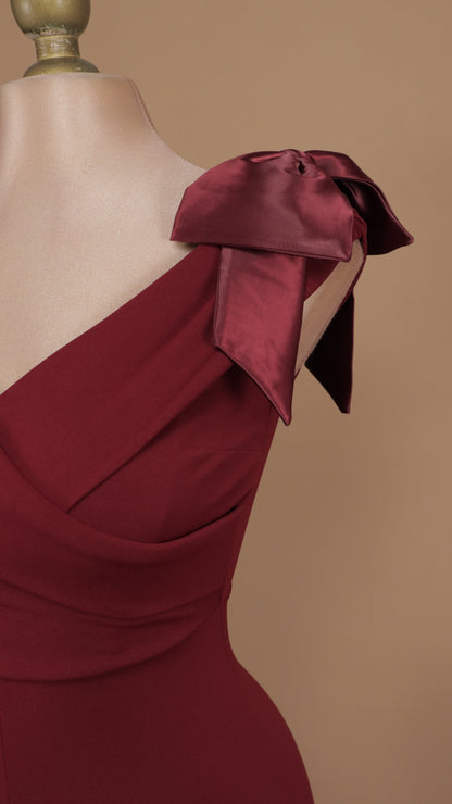 Palazzo al hombro con moños