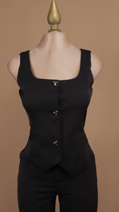 Conjunto de pantalón con saco resacado