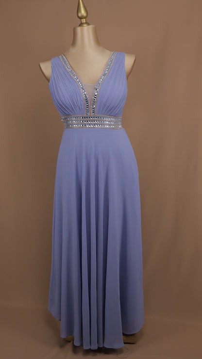 Vestido plus size con aplicación en cintura