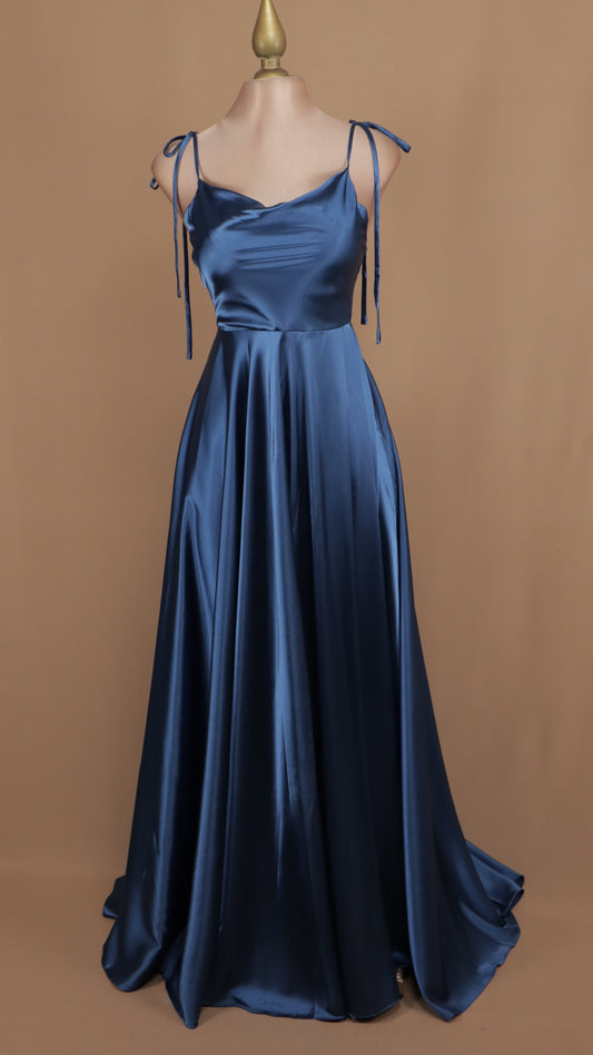 Vestido linea A de tirantes