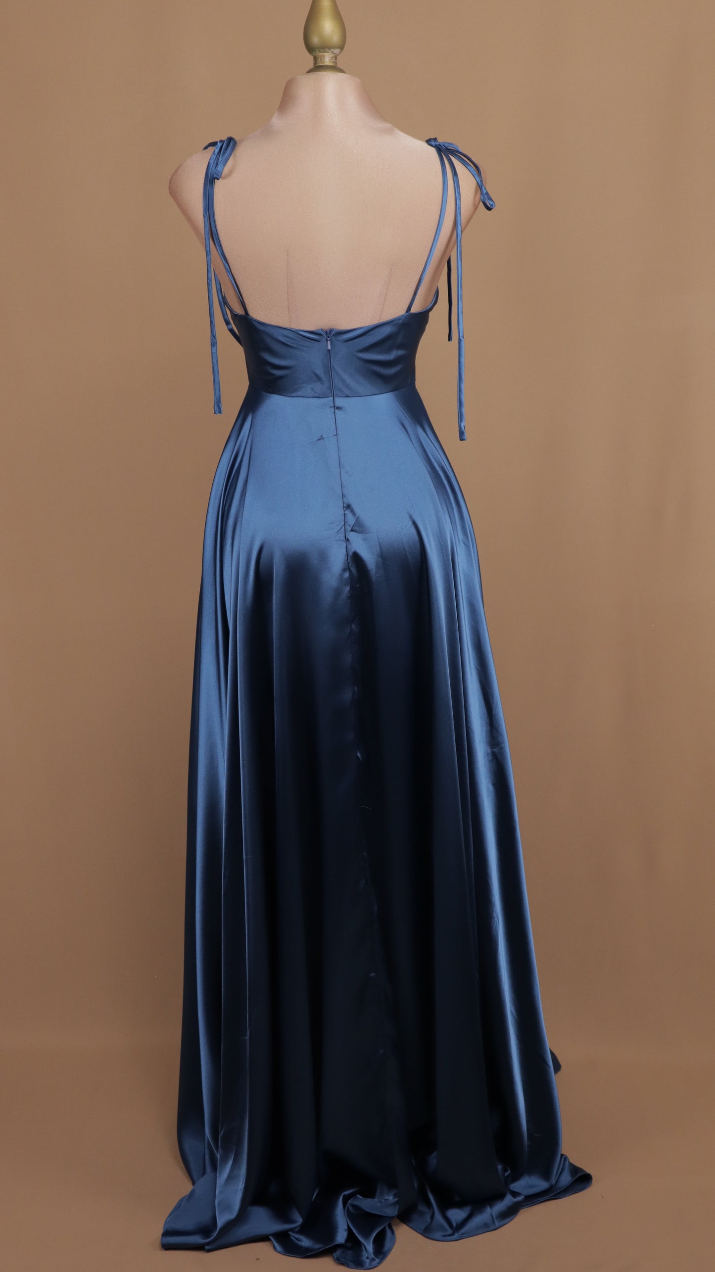 Vestido linea A de tirantes