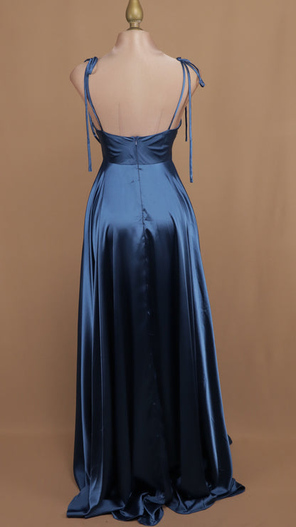 Vestido linea A de tirantes